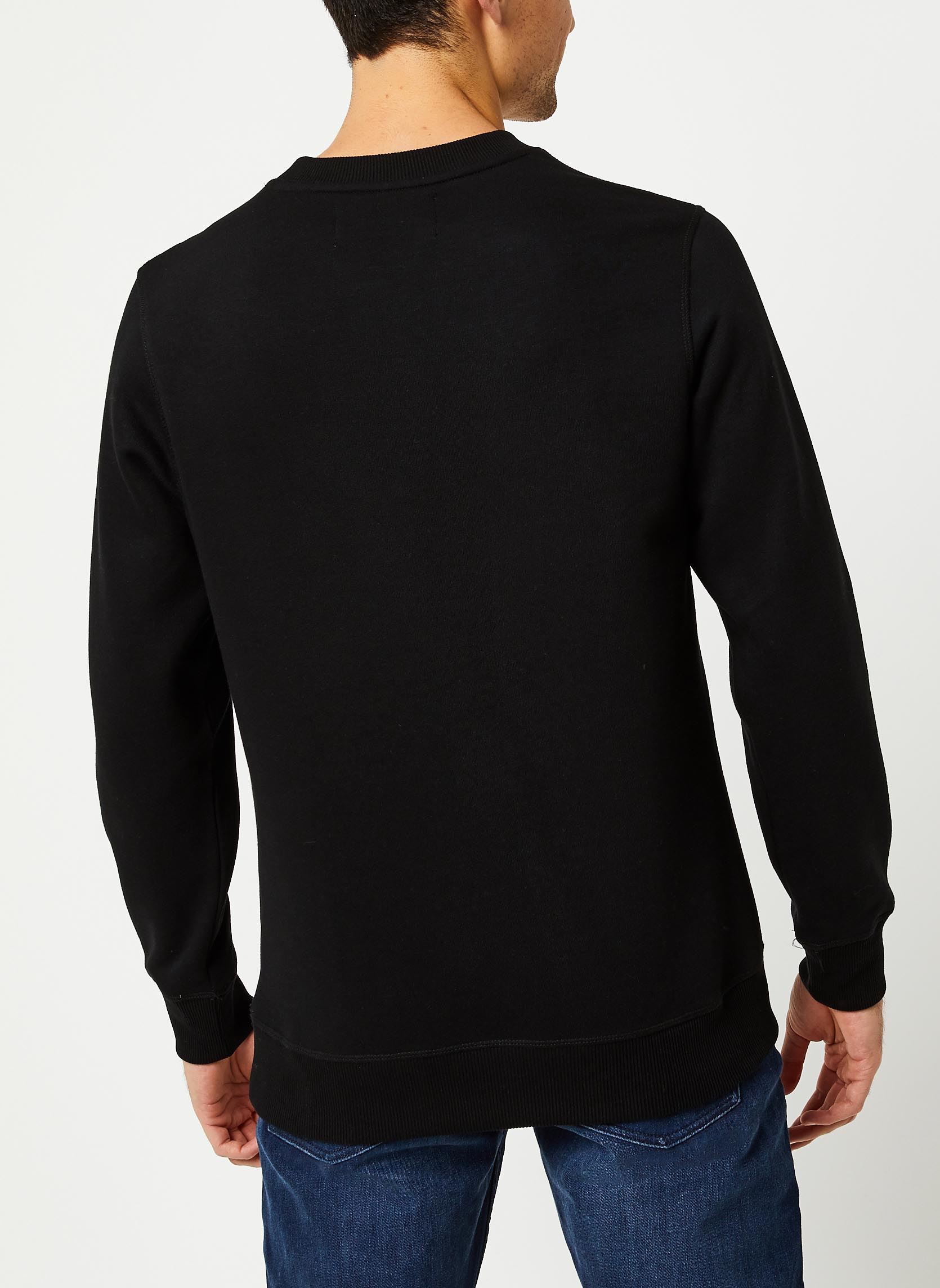Sweats CK Essential Reg Cn homme noir Calvin Klein Jeans Sweats CK Essential Reg Cn homme noir BAE CK BLACK