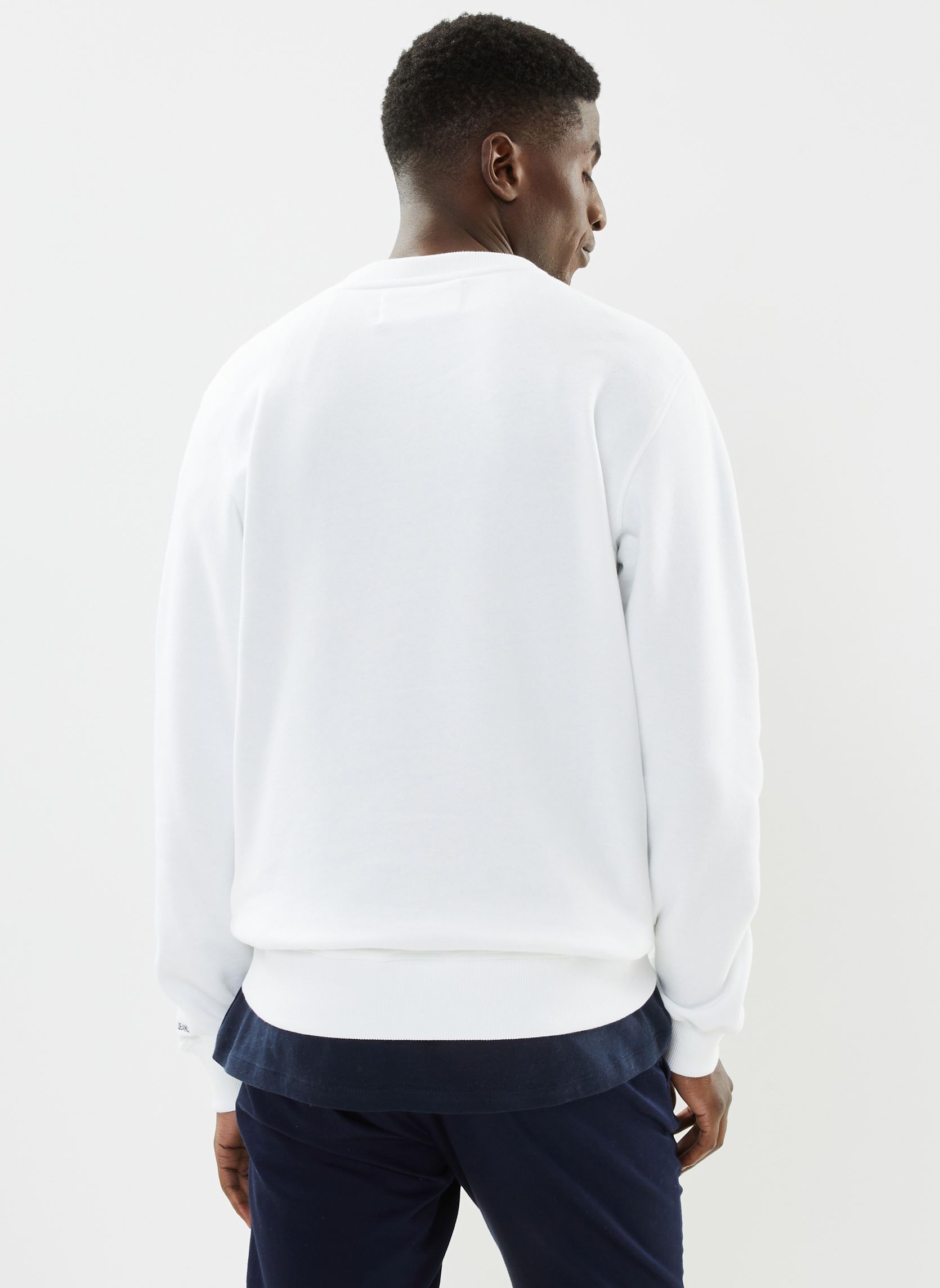 Sweats CK Essential Reg Cn homme blanc Calvin Klein Jeans Sweats CK Essential Reg Cn homme blanc BRIGHT WHITE