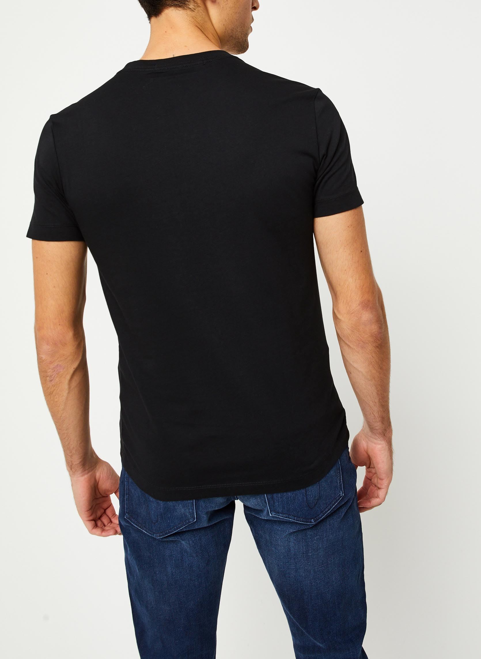 Tee-shirts CK Essential Slim Tee homme noir Calvin Klein Jeans Tee-shirts CK Essential Slim Tee homme noir BAE CK BLACK