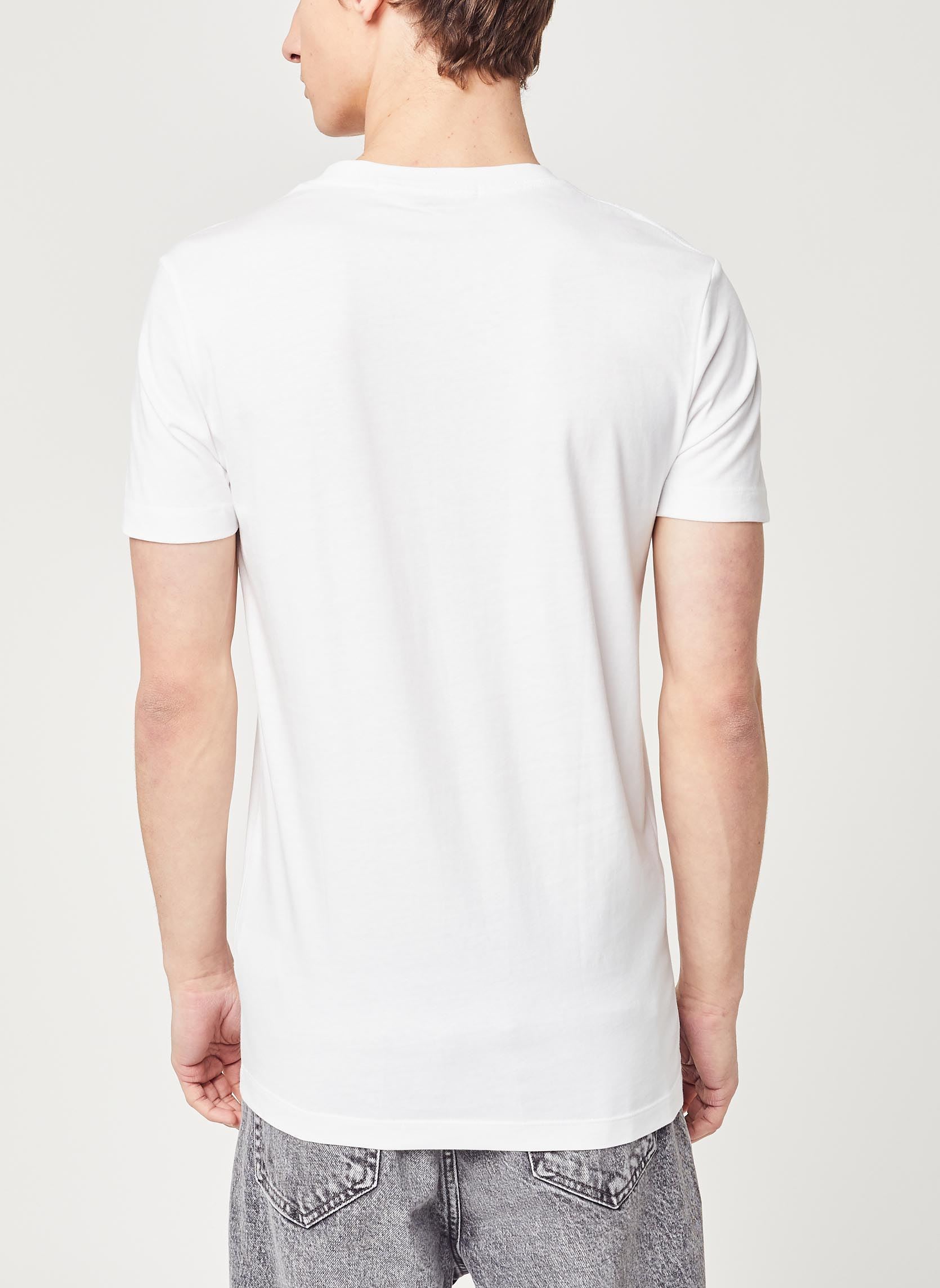 Tee-shirts CK Essential Slim Tee homme blanc Calvin Klein Jeans Tee-shirts CK Essential Slim Tee homme blanc BRIGHT WHITE