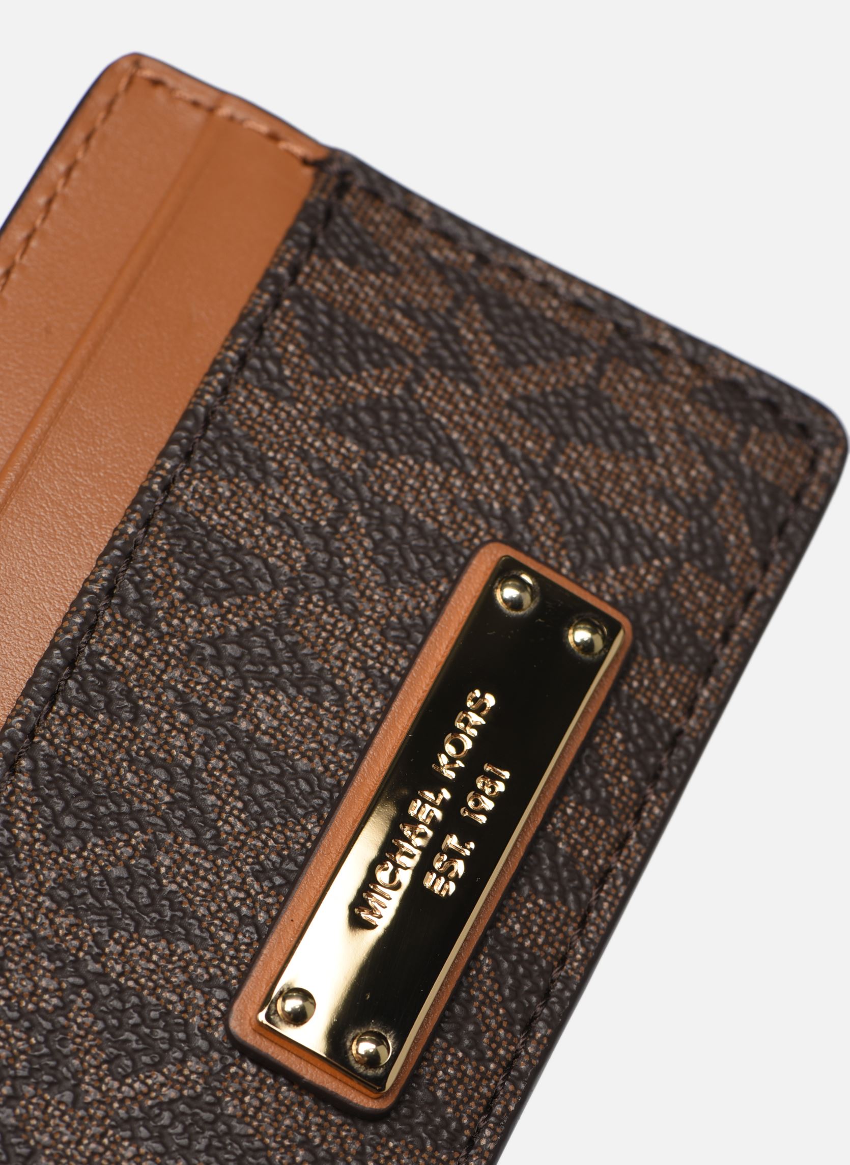 Kaarthouders JET SET CARD HOLDER dames bruin Michael Michael Kors Kaarthouders JET SET CARD HOLDER dames bruin BROWN