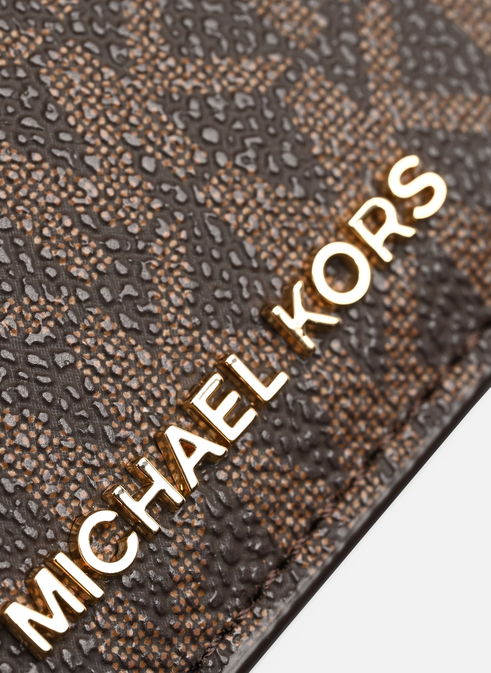Kaarthouders JET SET CARD HOLDER dames bruin Michael Michael Kors Kaarthouders JET SET CARD HOLDER dames bruin BROWN NEW