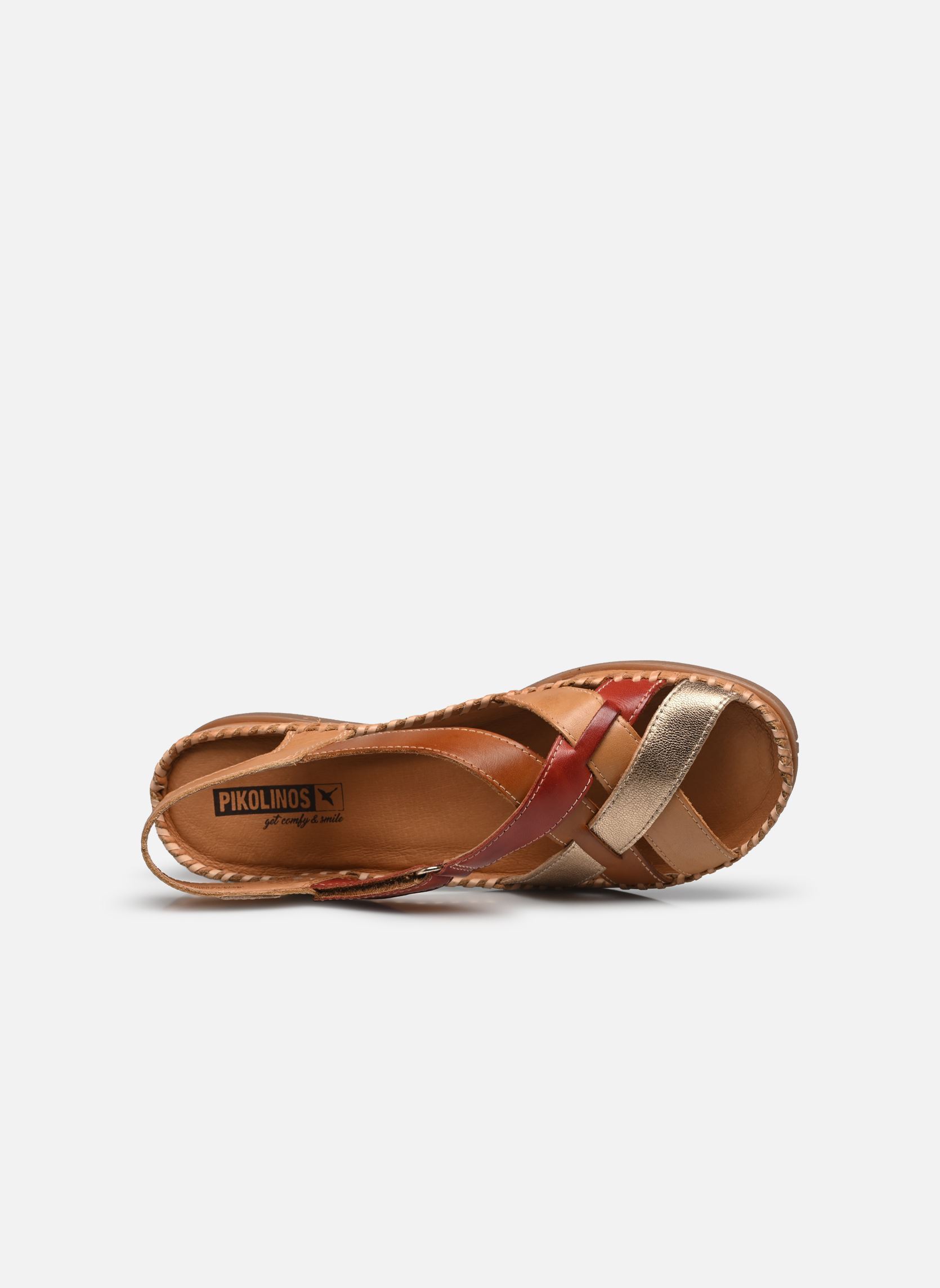 Keil- und Plateausandalen Cadaques W8K-0741 damen mehrfarbig Pikolinos Keil- und Plateausandalen Cadaques W8K-0741 damen mehrfarbig ALMOND