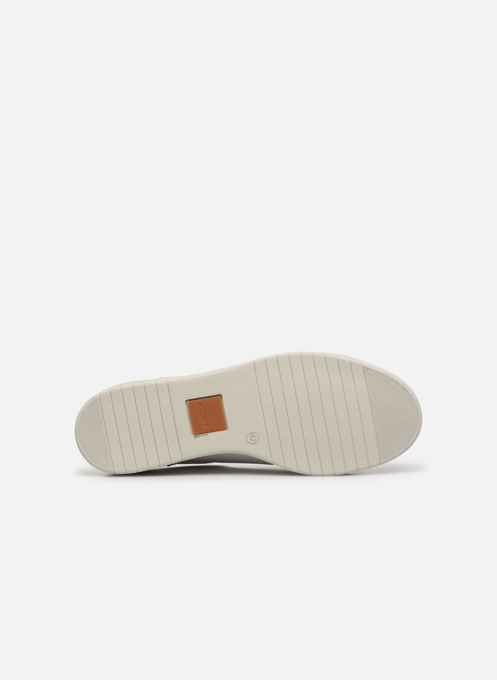 Baskets basses BATTLE 8 homme blanc Kost Baskets basses BATTLE 8 homme blanc BLANC+COGNAC