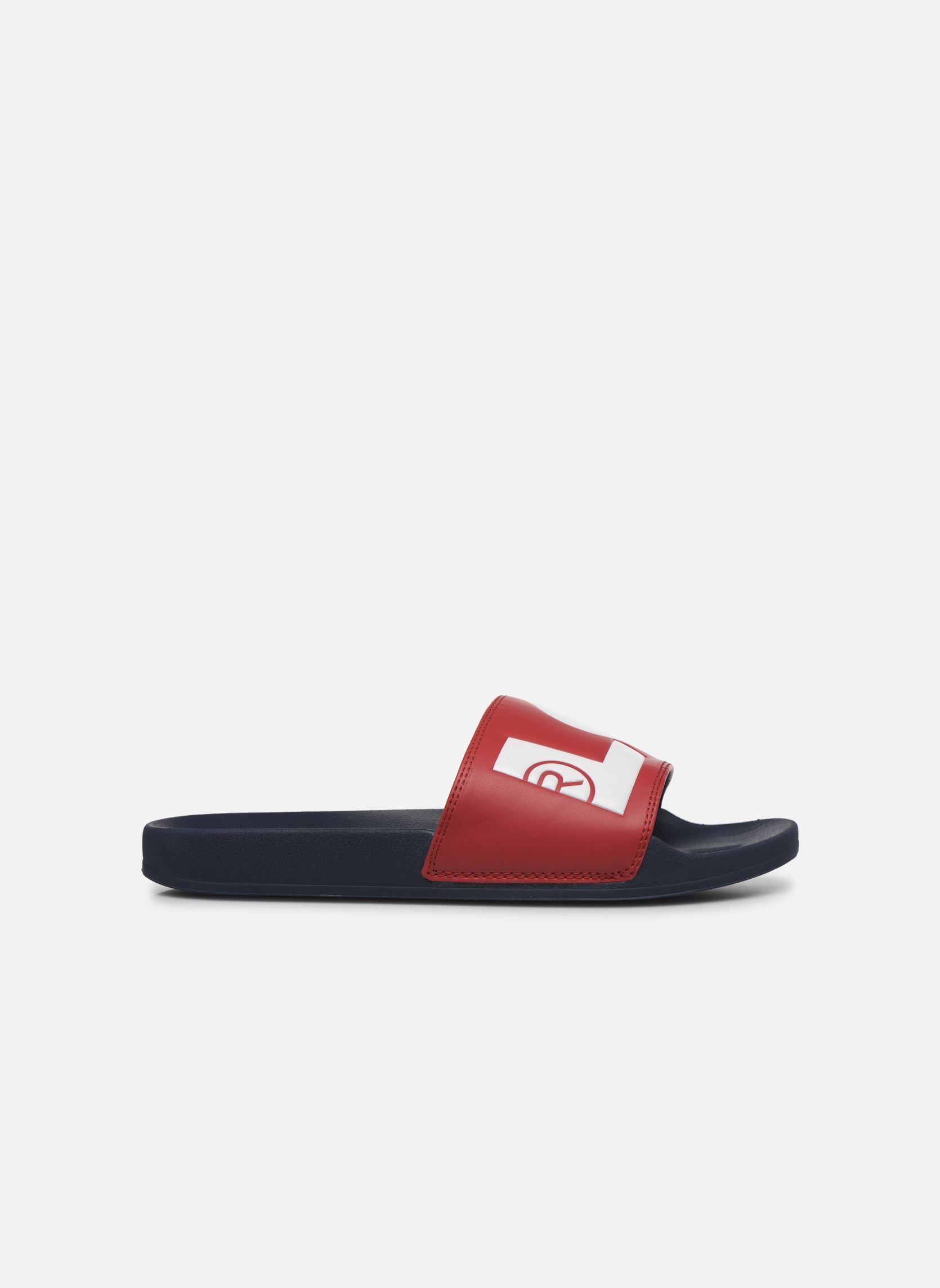 Badslippers June L heren rood Levi's Badslippers June L heren rood Regular Red