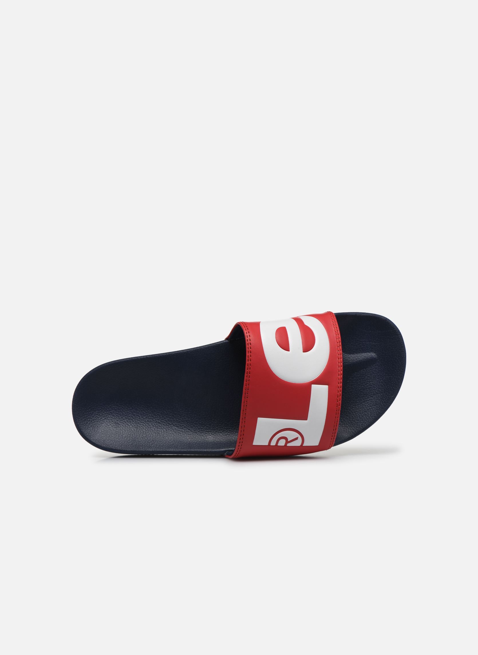 Badslippers June L heren rood Levi's Badslippers June L heren rood Regular Red