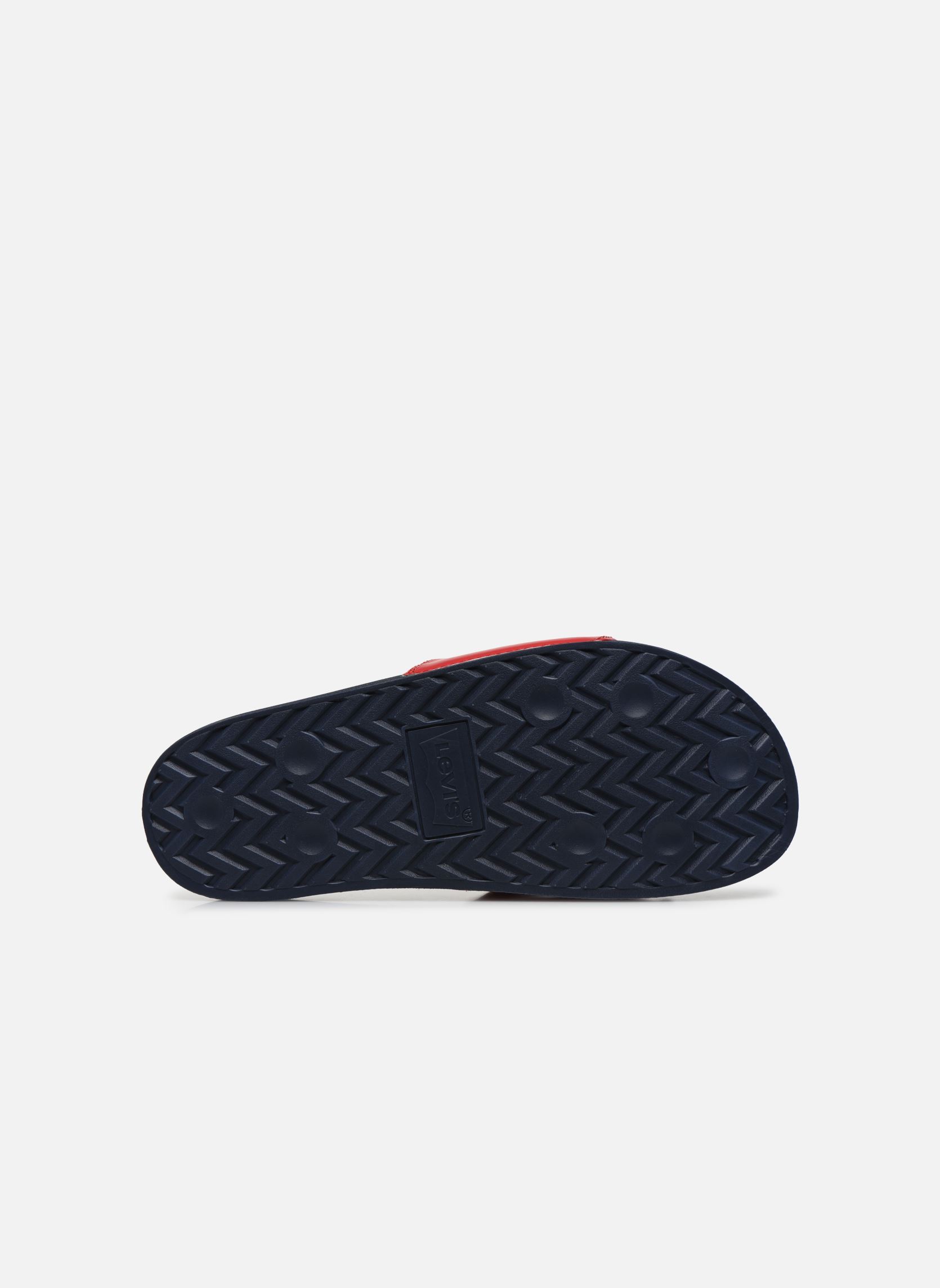 Badslippers June L heren rood Levi's Badslippers June L heren rood Regular Red
