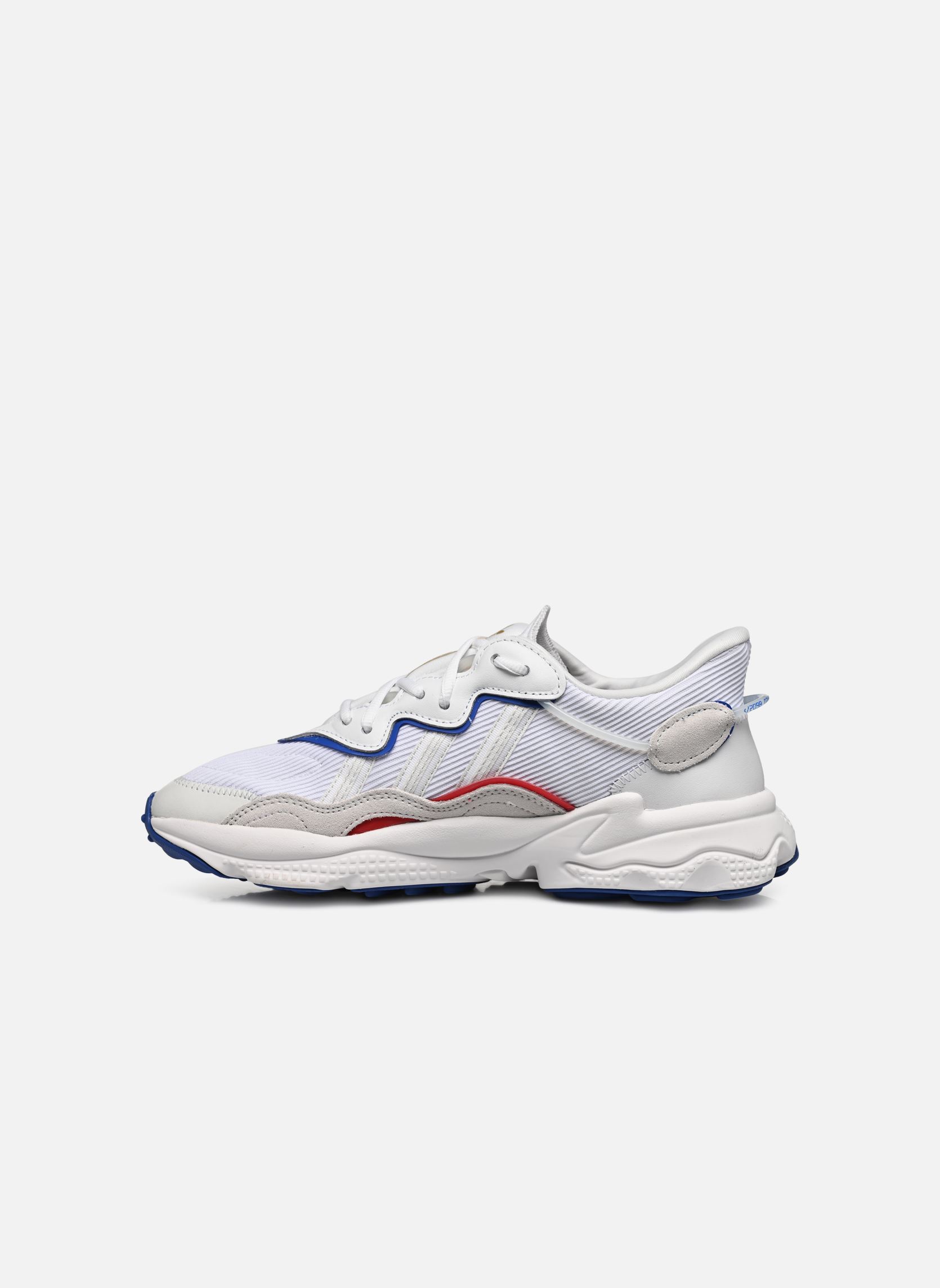Niedrige Sneaker Ozweego herren weiß adidas originals Niedrige Sneaker Ozweego herren weiß FTWWHT/CRYWHT/ROYBLU