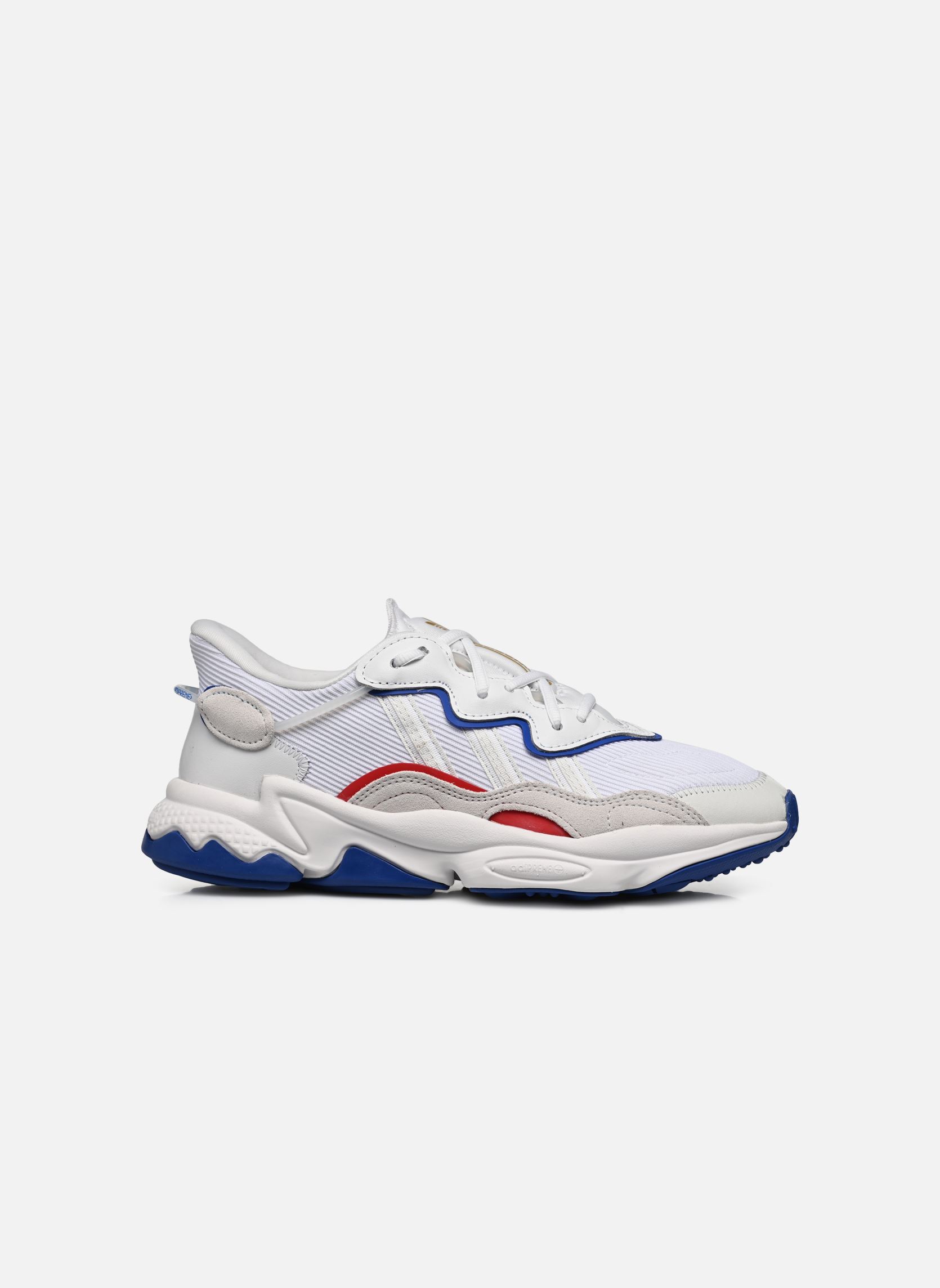 Niedrige Sneaker Ozweego herren weiß adidas originals Niedrige Sneaker Ozweego herren weiß FTWWHT/CRYWHT/ROYBLU