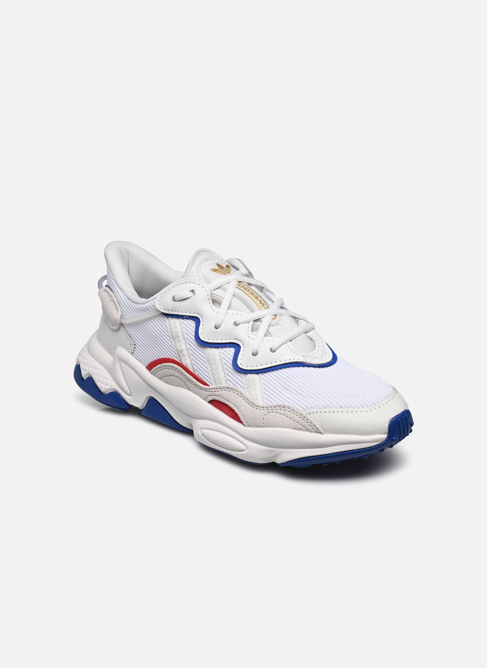 Niedrige Sneaker Ozweego herren weiß adidas originals Niedrige Sneaker Ozweego herren weiß FTWWHT/CRYWHT/ROYBLU