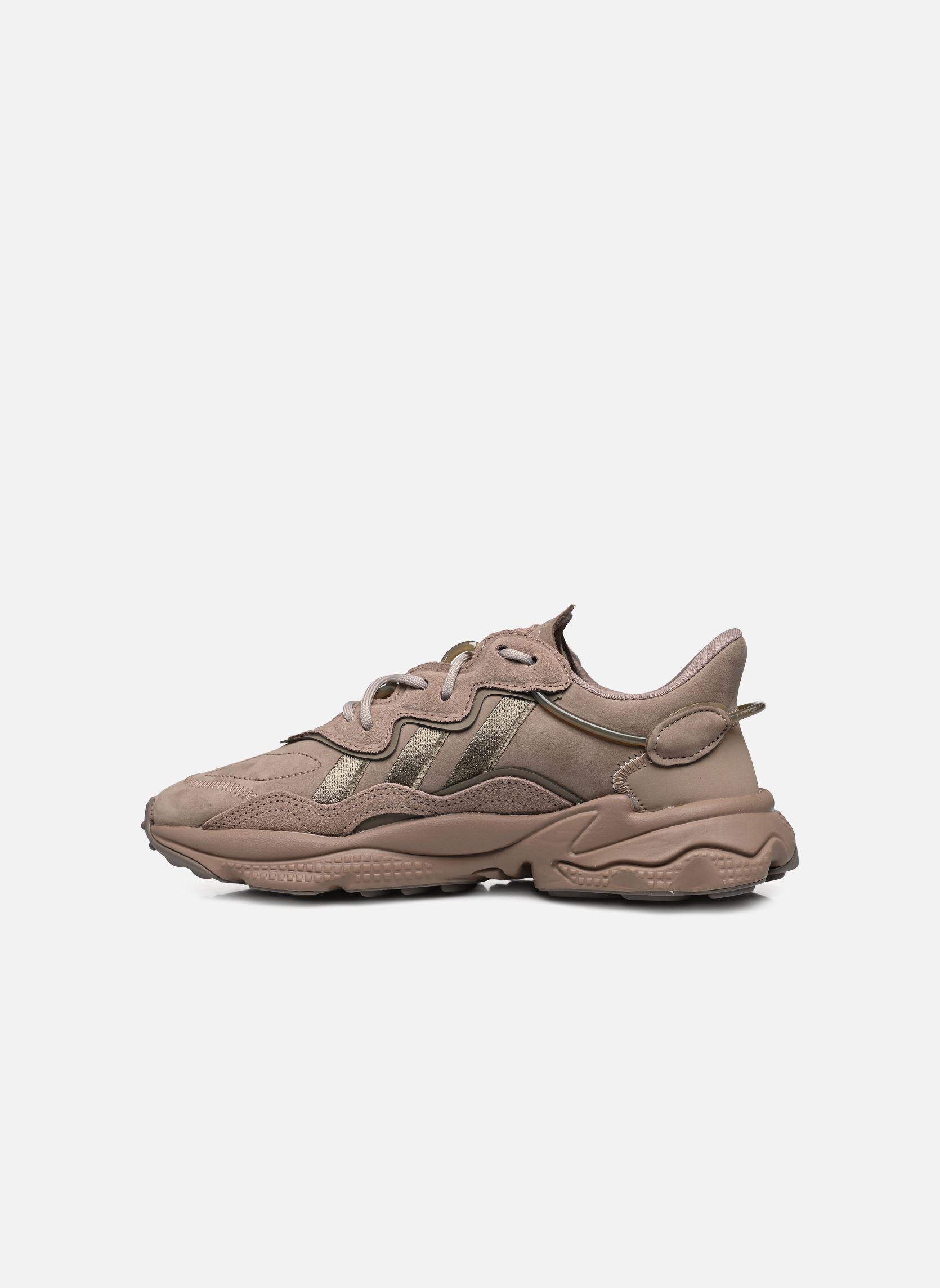 Niedrige Sneaker Ozweego W damen braun adidas originals Niedrige Sneaker Ozweego W damen braun CHABRN/SBROWN/FTWWHT