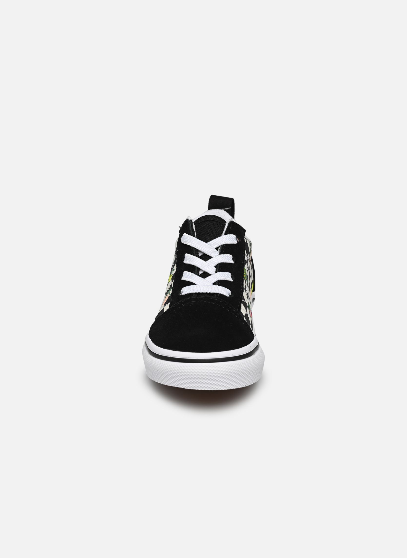 Baskets basses TD Old Skool Elastic Lace fille noir Vans Baskets basses TD Old Skool Elastic Lace fille noir FRUIT CHECKERBOARD BLACK/WHITE