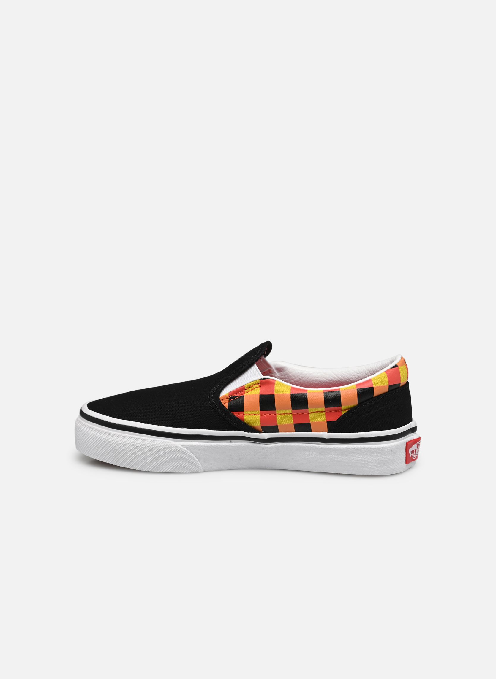 Baskets UY Classic Slip-On noir Vans Baskets UY Classic Slip-On noir GLOW CHECKERBOARD BLACK/MULTI