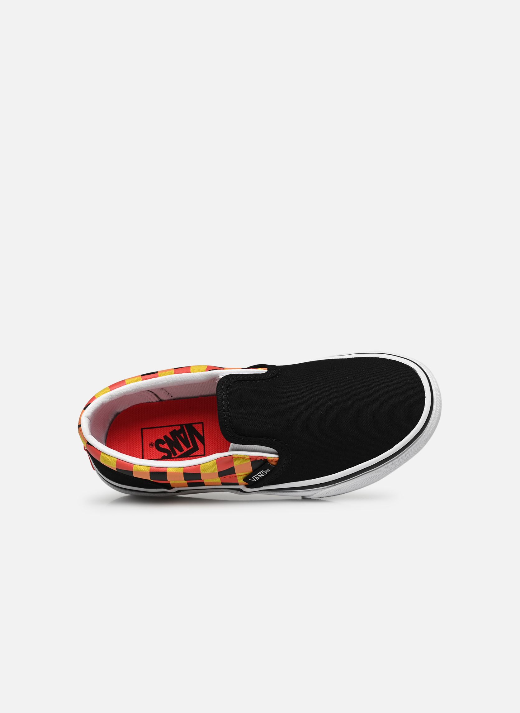 Baskets UY Classic Slip-On noir Vans Baskets UY Classic Slip-On noir GLOW CHECKERBOARD BLACK/MULTI