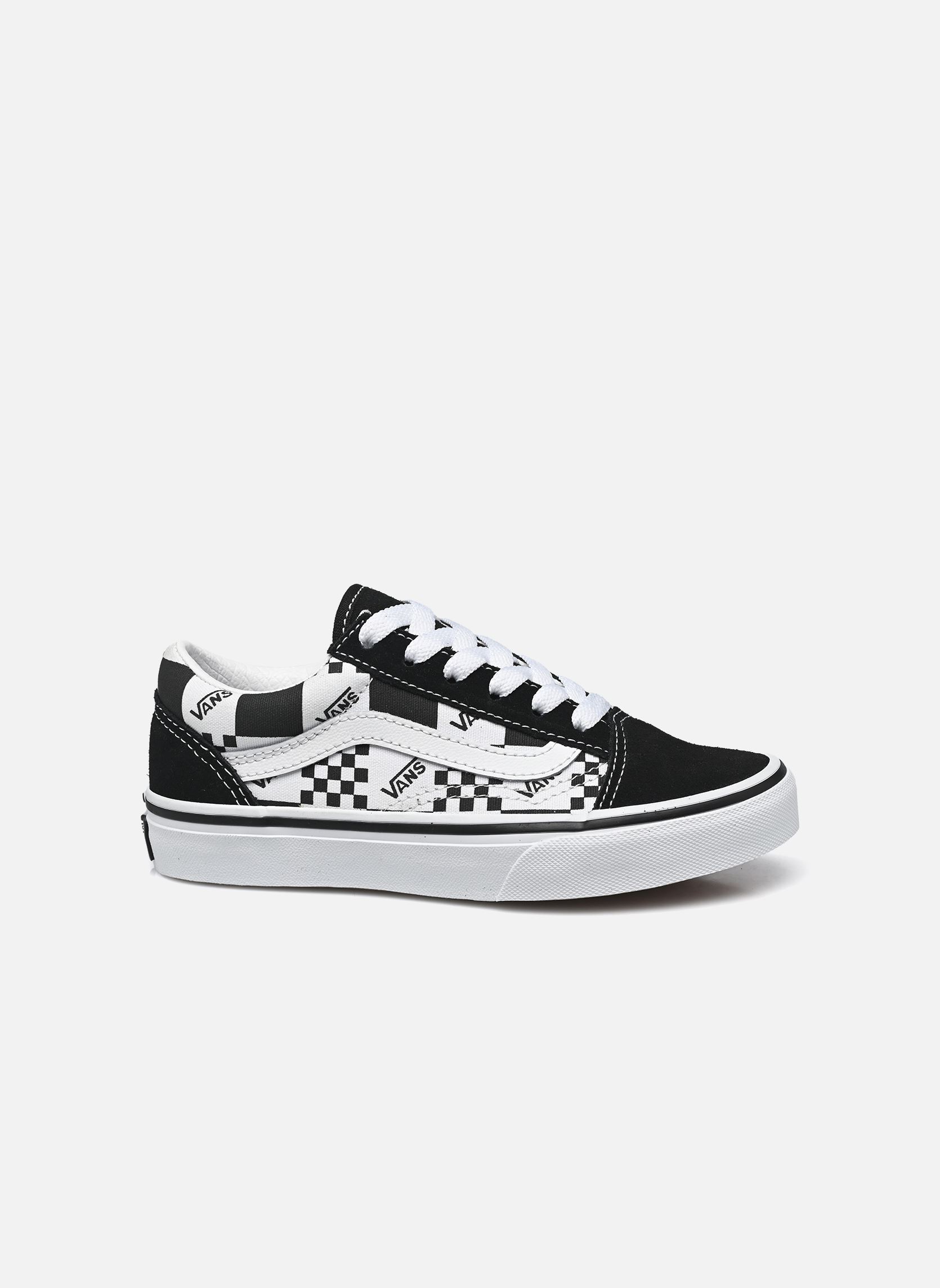 Baskets basses UY Old Skool noir Vans Baskets basses UY Old Skool noir LOGO CHECK BLACK/TRUE WHITE