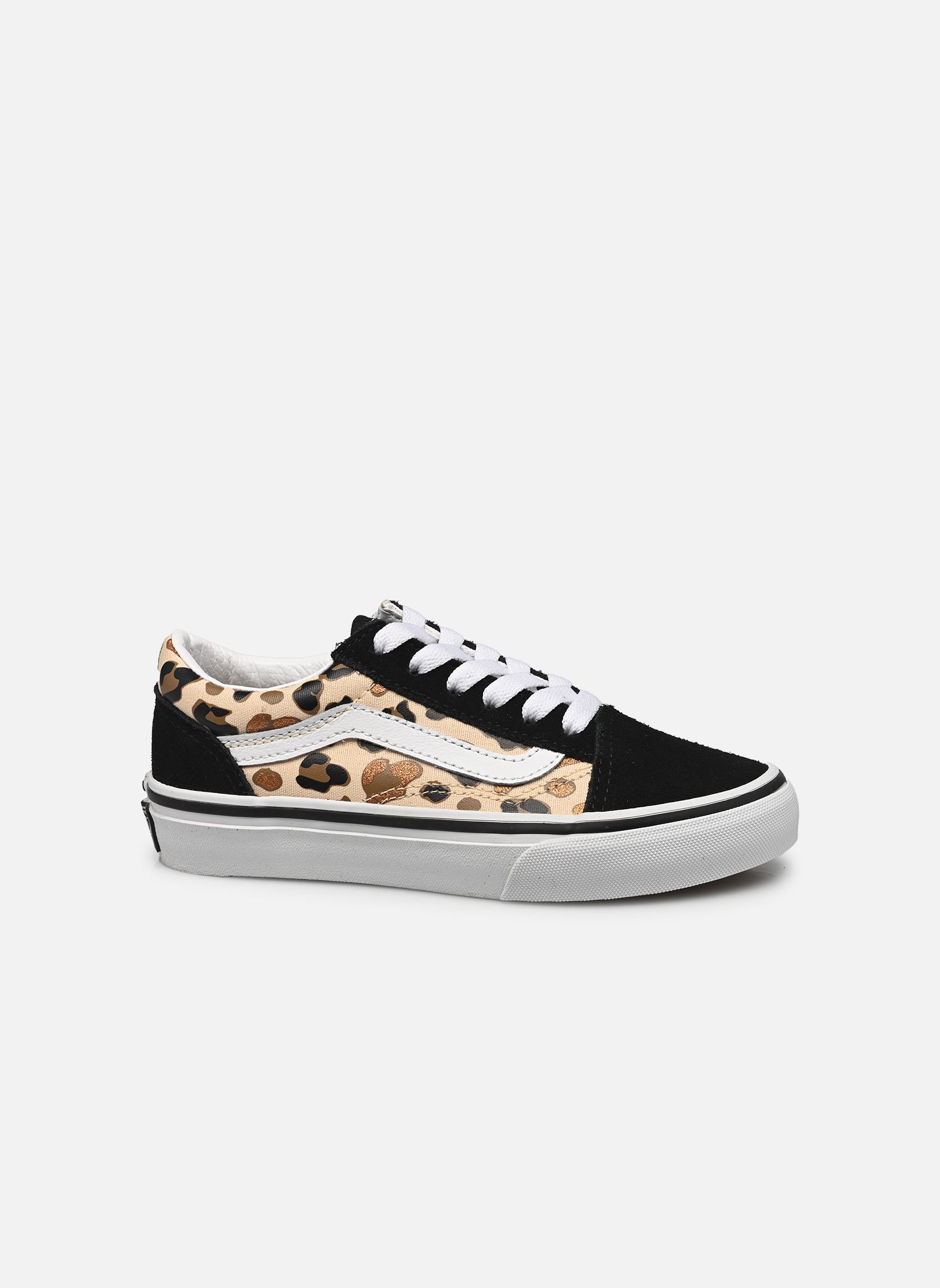 Niedrige Sneaker UY Old Skool mädchen braun Vans Niedrige Sneaker UY Old Skool mädchen braun LEOPARD GLITTER BLACK/BROWN