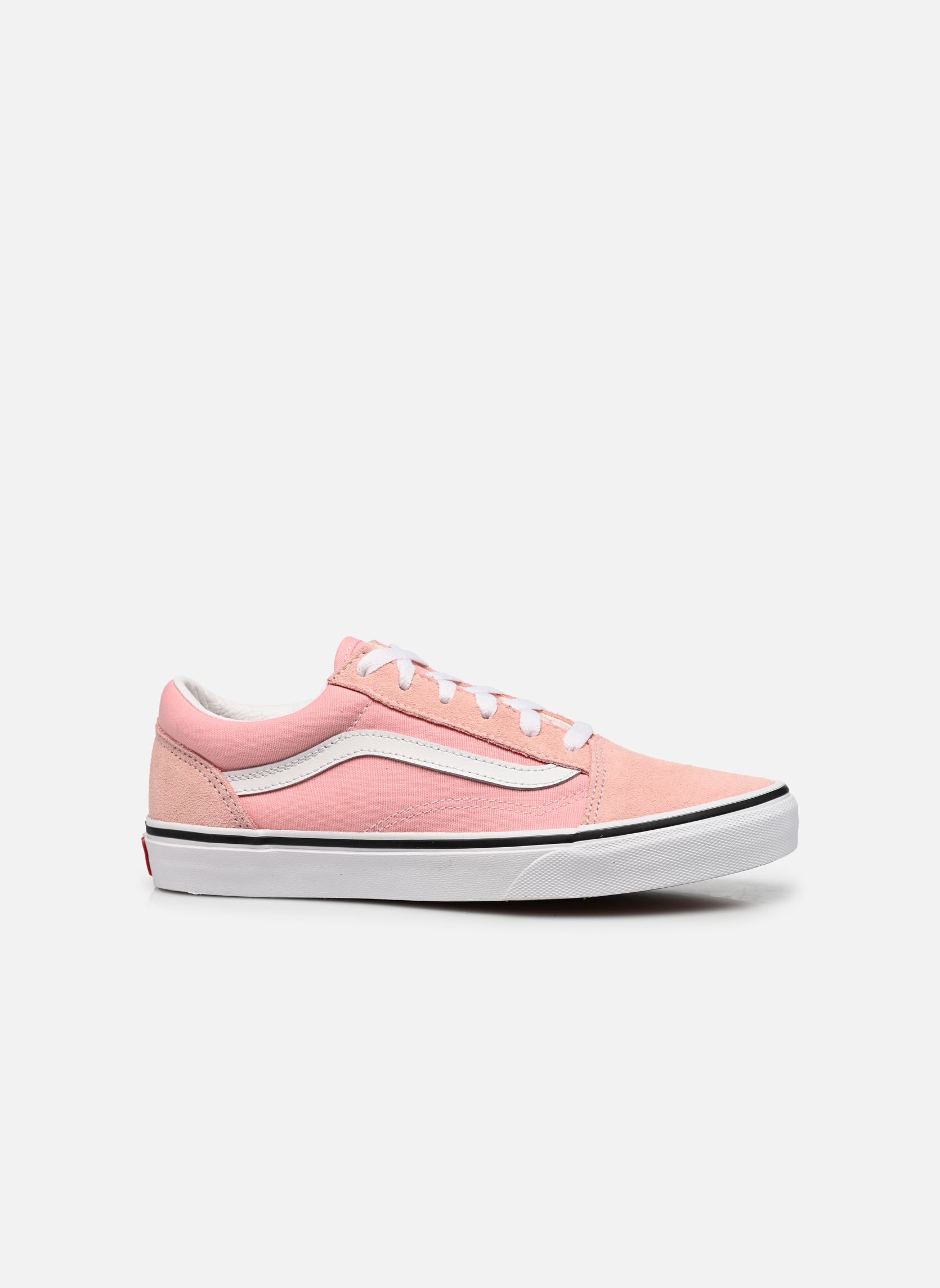 Baskets basses JN Old Skool fille rose Vans Baskets basses JN Old Skool fille rose Powder PinkTrue White
