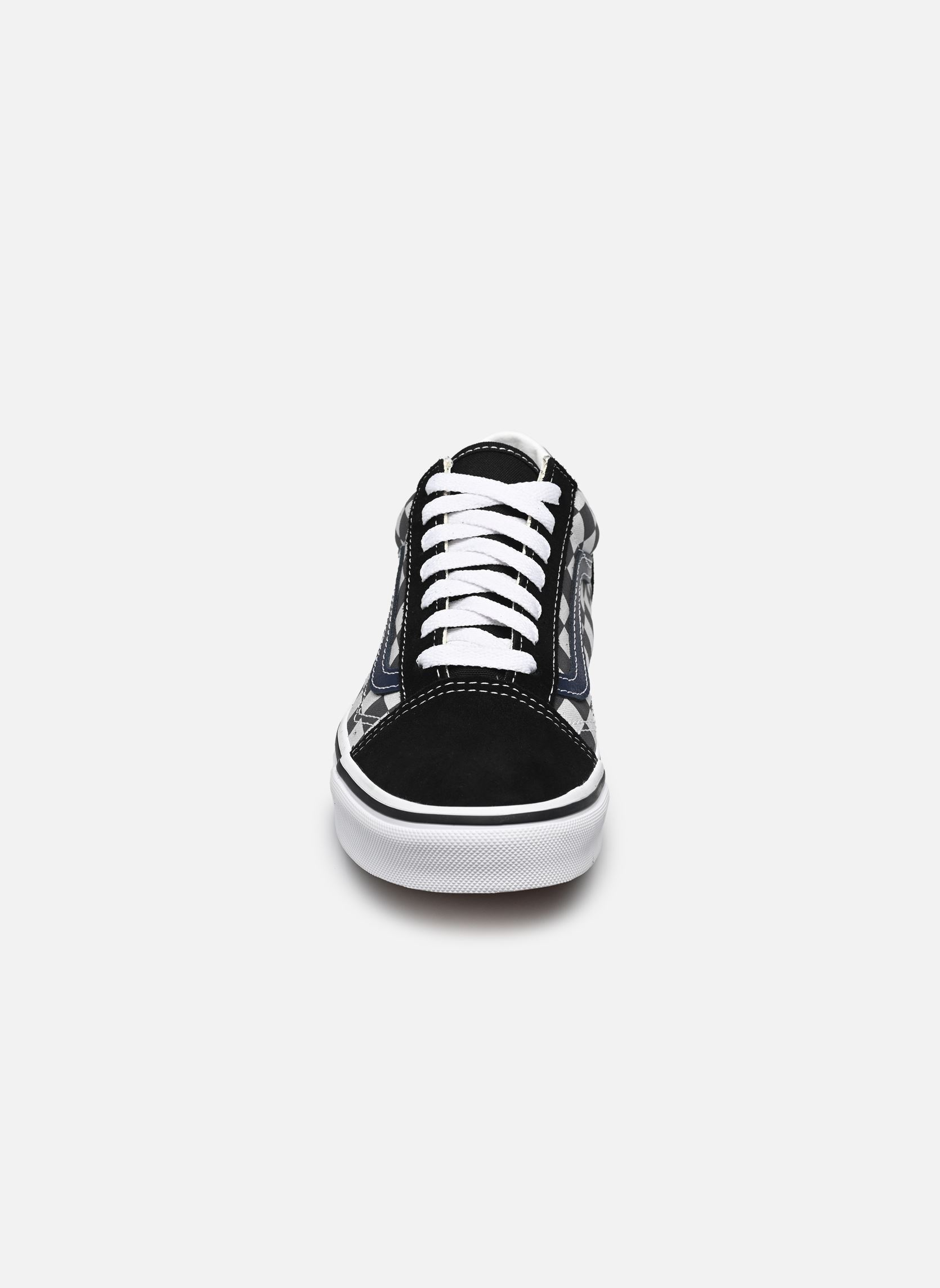 Niedrige Sneaker JN Old Skool schwarz Vans Niedrige Sneaker JN Old Skool schwarz TONAL CHECK BLUE