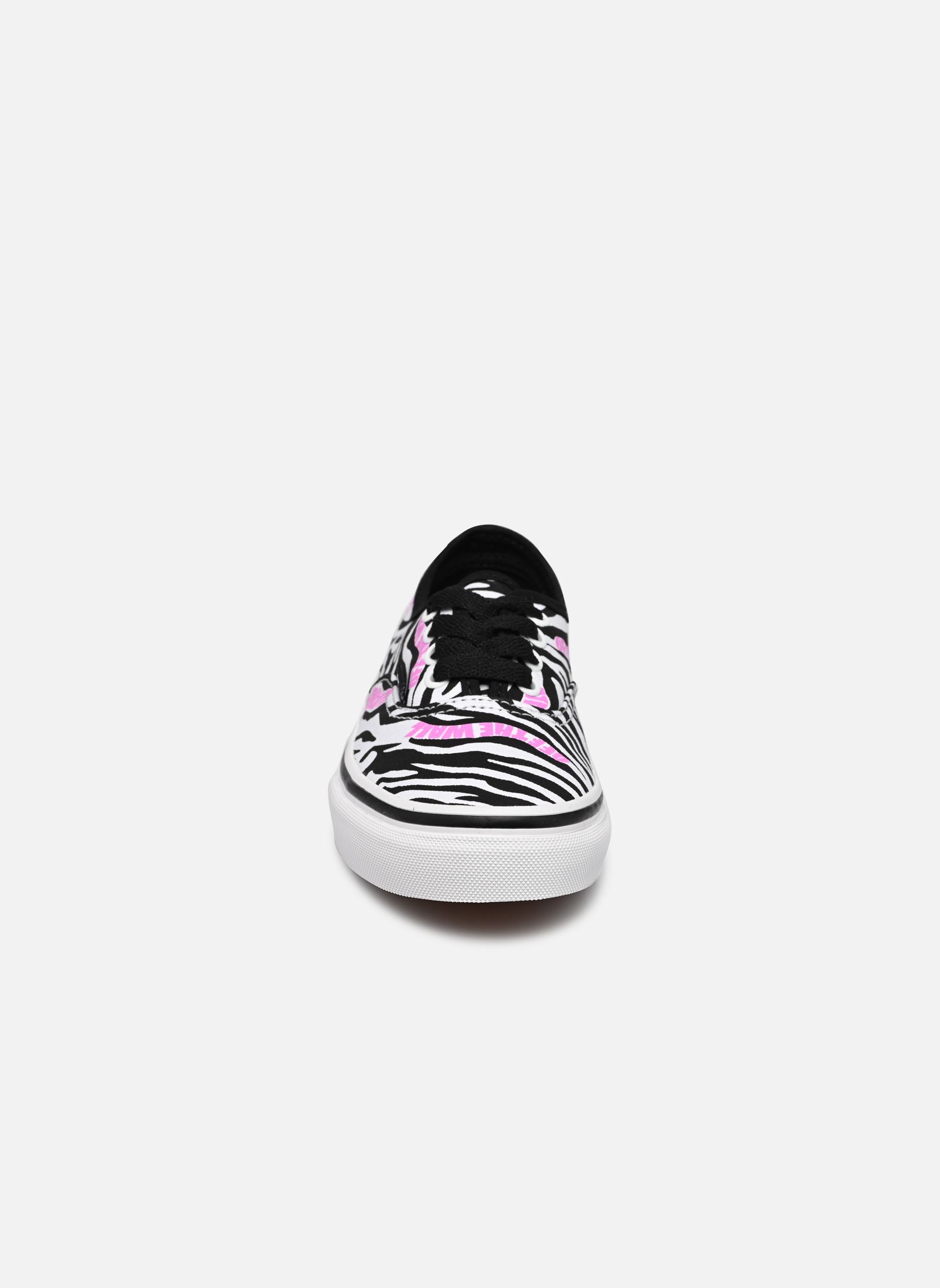 Baskets basses UY Authentic fille noir Vans Baskets basses UY Authentic fille noir ZEBRA DAZE BLACK
