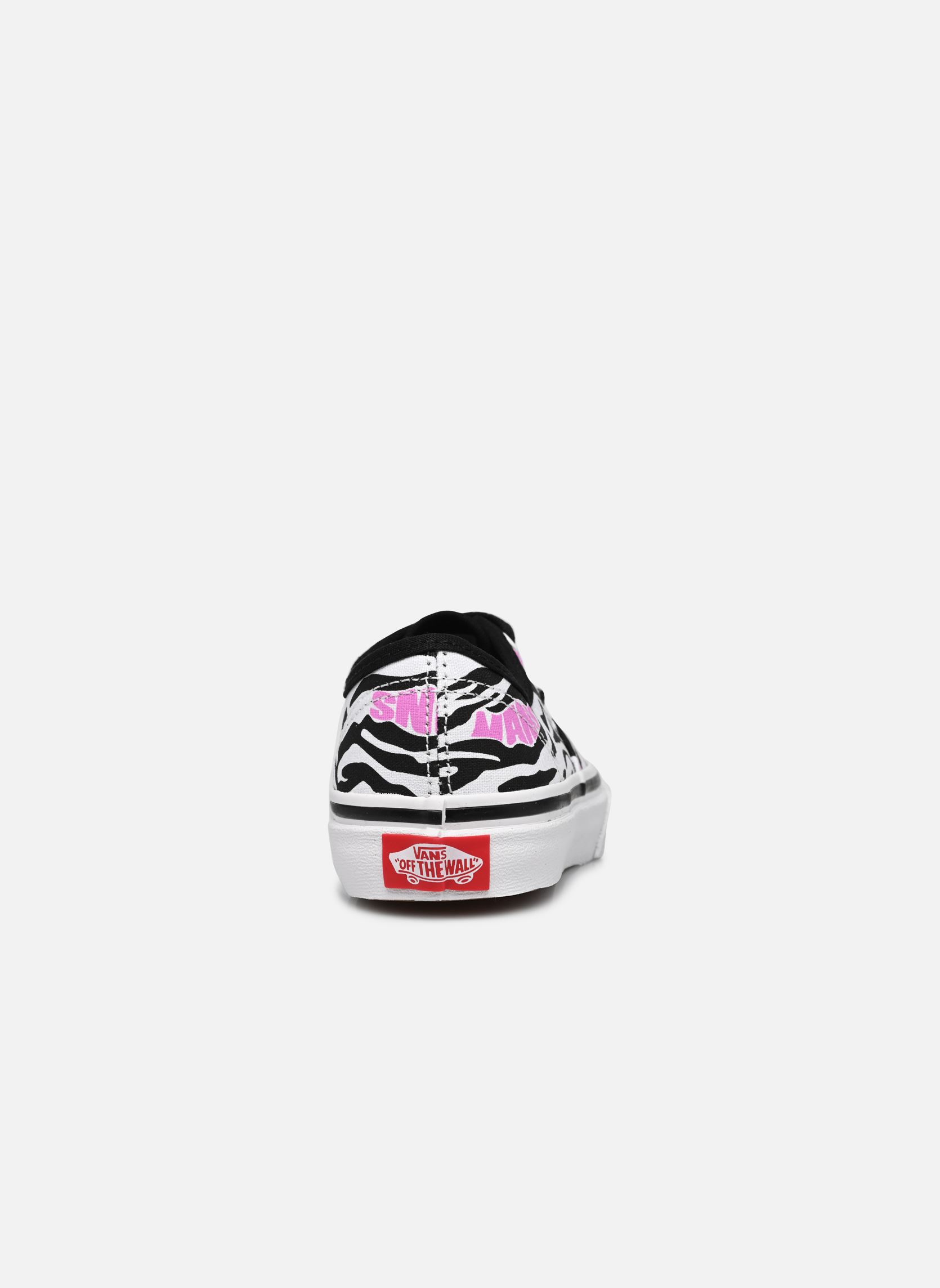 Baskets basses UY Authentic fille noir Vans Baskets basses UY Authentic fille noir ZEBRA DAZE BLACK