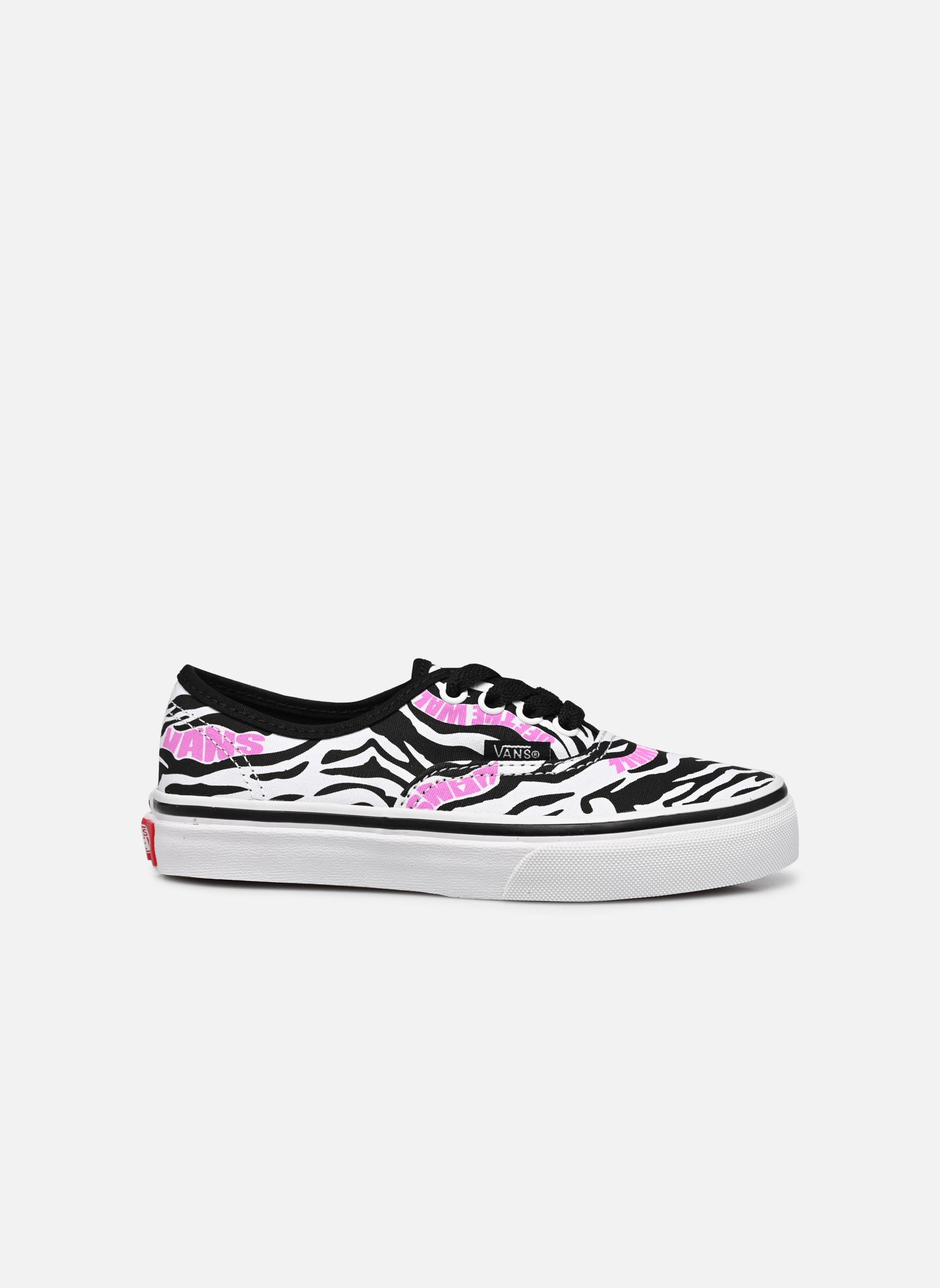 Baskets basses UY Authentic fille noir Vans Baskets basses UY Authentic fille noir ZEBRA DAZE BLACK