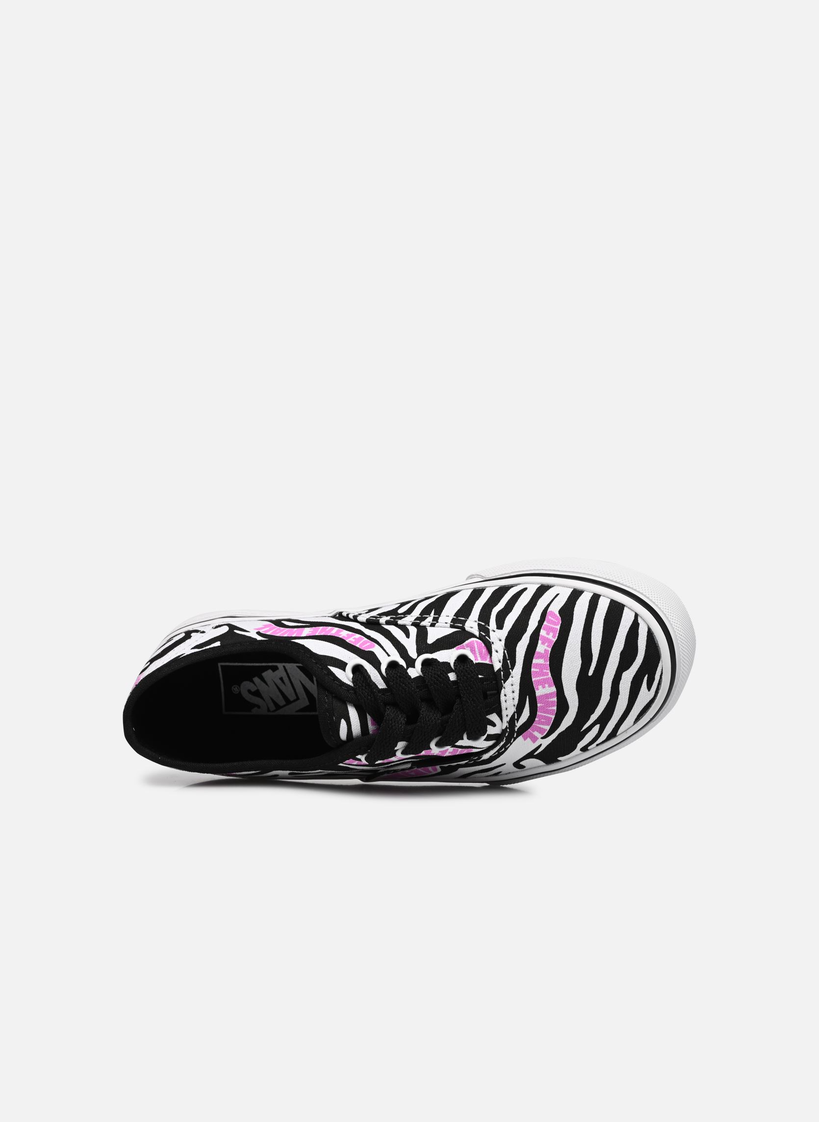 Baskets basses UY Authentic fille noir Vans Baskets basses UY Authentic fille noir ZEBRA DAZE BLACK