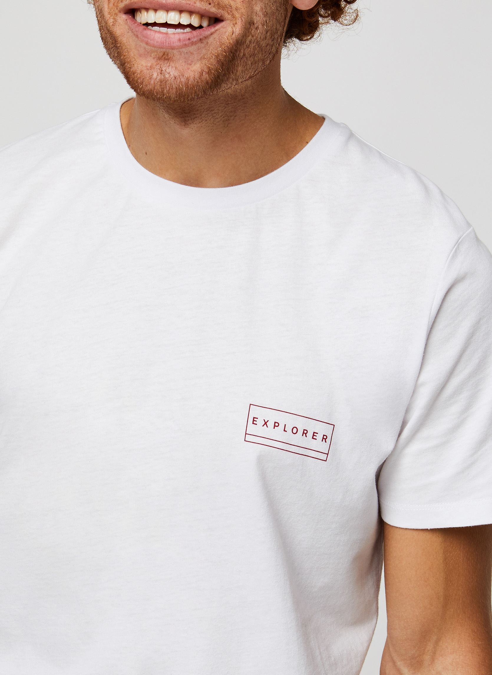 Tee-shirts ARCY T-SHIRT homme blanc Faguo Tee-shirts ARCY T-SHIRT homme blanc WHI002