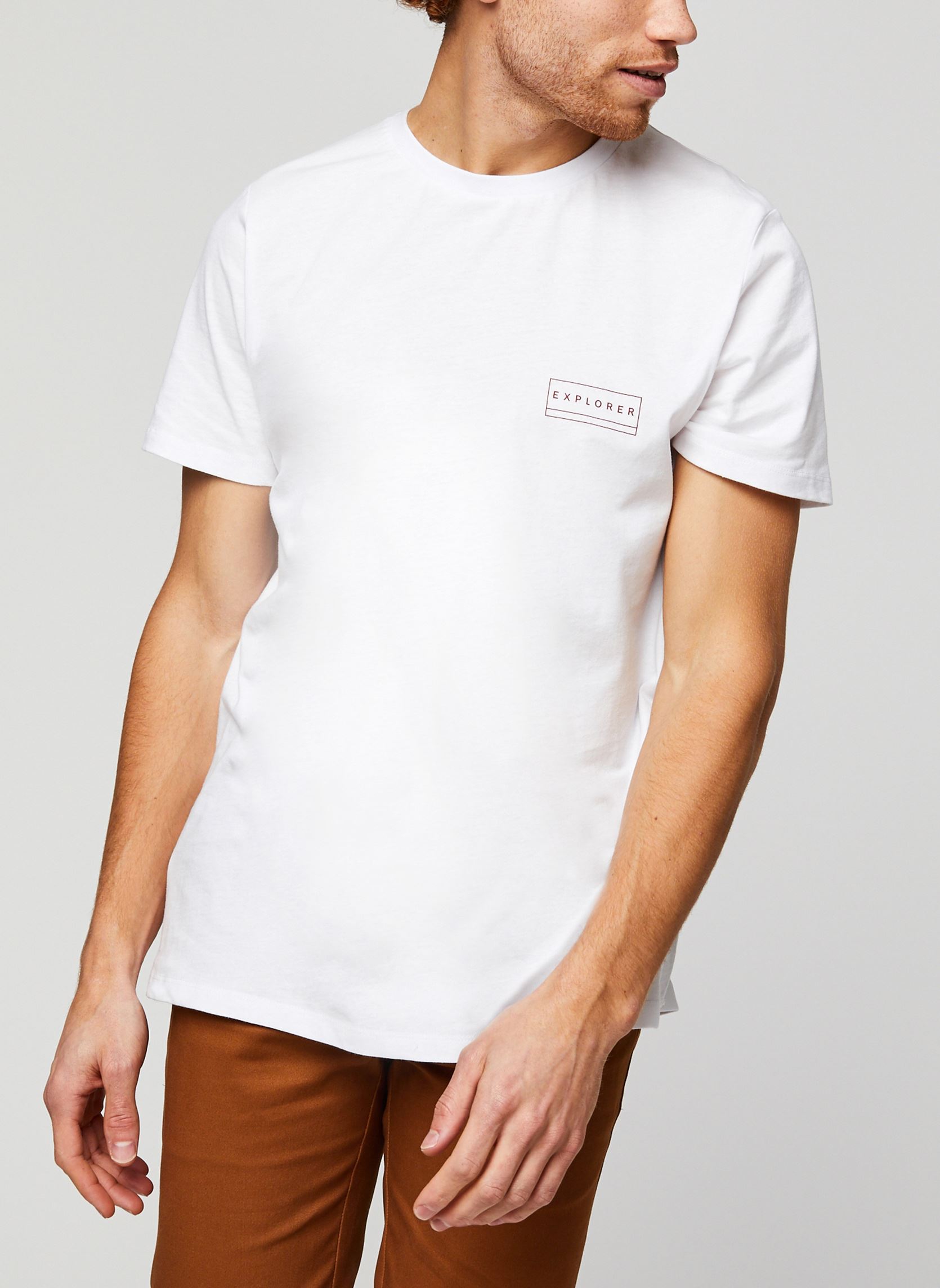 Tee-shirts ARCY T-SHIRT homme blanc Faguo Tee-shirts ARCY T-SHIRT homme blanc WHI002
