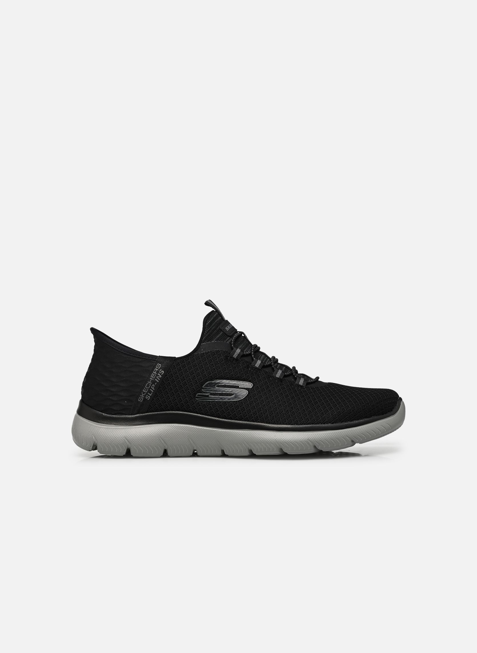 Lage sneakers SUMMITS H - SLIP INS heren zwart Skechers Lage sneakers SUMMITS H - SLIP INS heren zwart BKCC