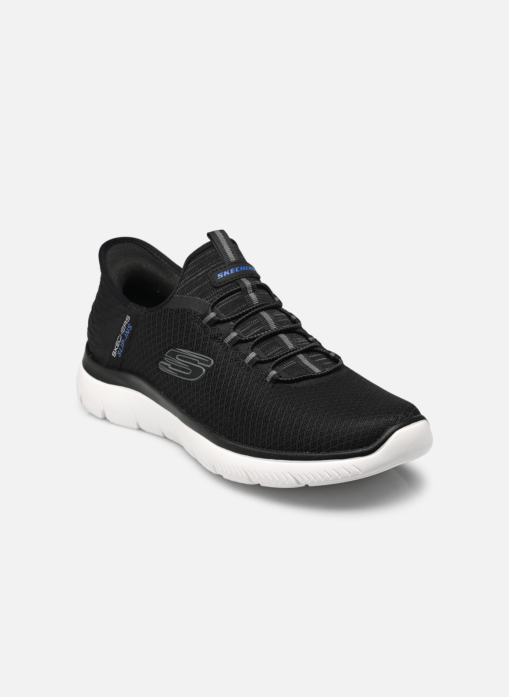 Niedrige Sneaker SUMMITS H - SLIP INS herren schwarz Skechers Niedrige Sneaker SUMMITS H - SLIP INS herren schwarz BLK