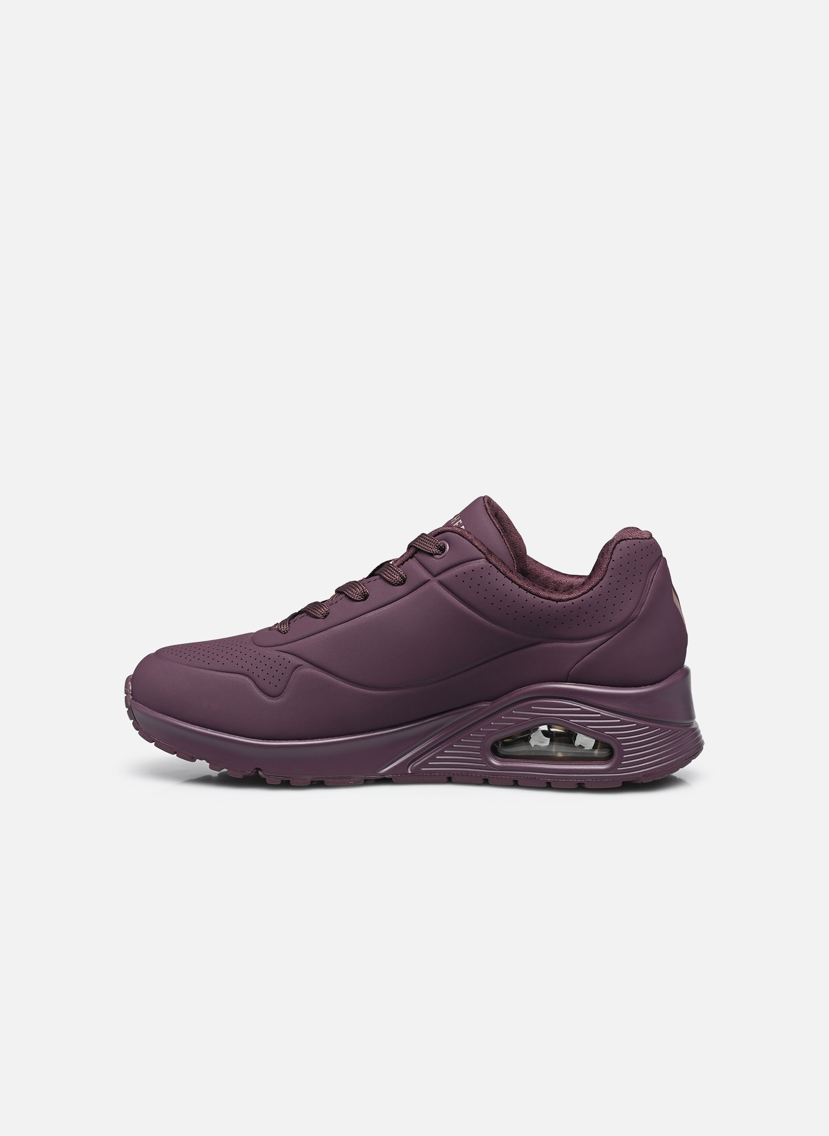 Niedrige Sneaker Uno Stand On Air W damen rot Skechers Niedrige Sneaker Uno Stand On Air W damen rot WINE