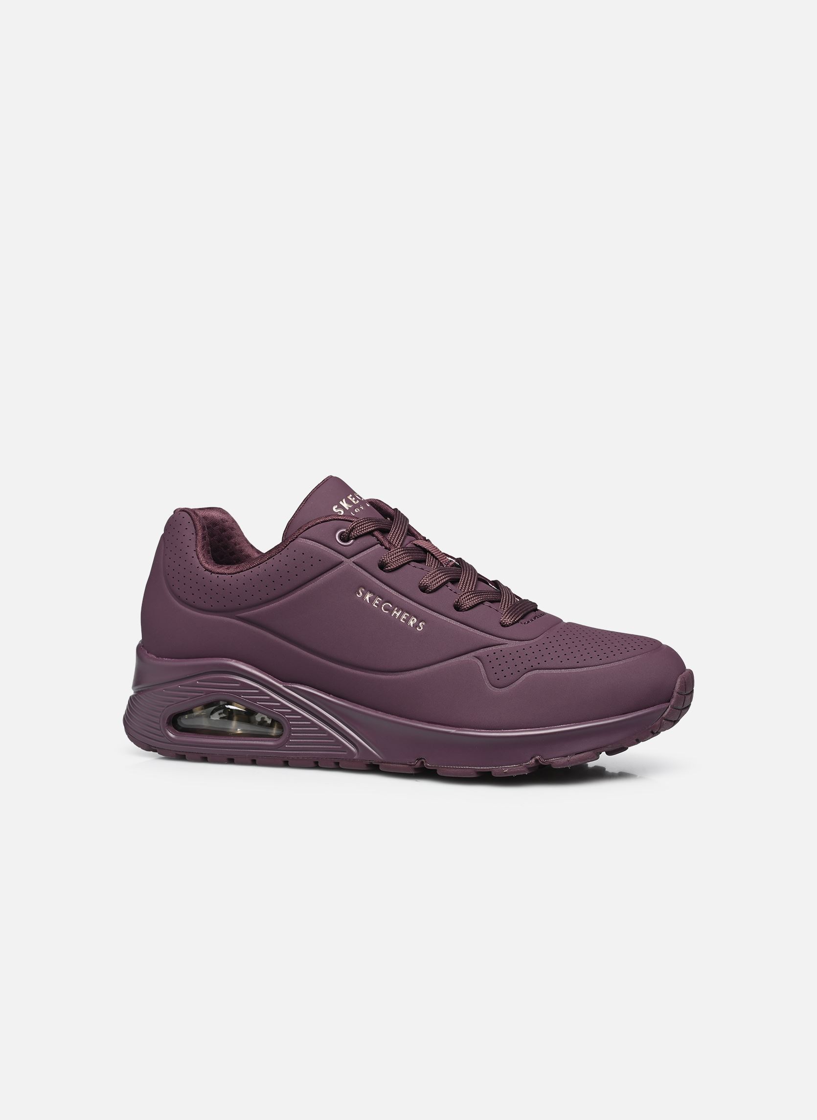 Niedrige Sneaker Uno Stand On Air W damen rot Skechers Niedrige Sneaker Uno Stand On Air W damen rot WINE