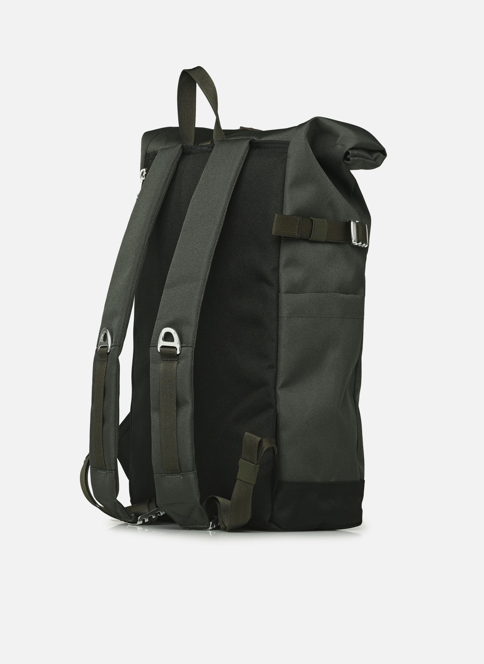 Rucksäcke Icon Rolltop Backpack M grün SANDQVIST Rucksäcke Icon Rolltop Backpack M grün Dawn Green with dark brown lea