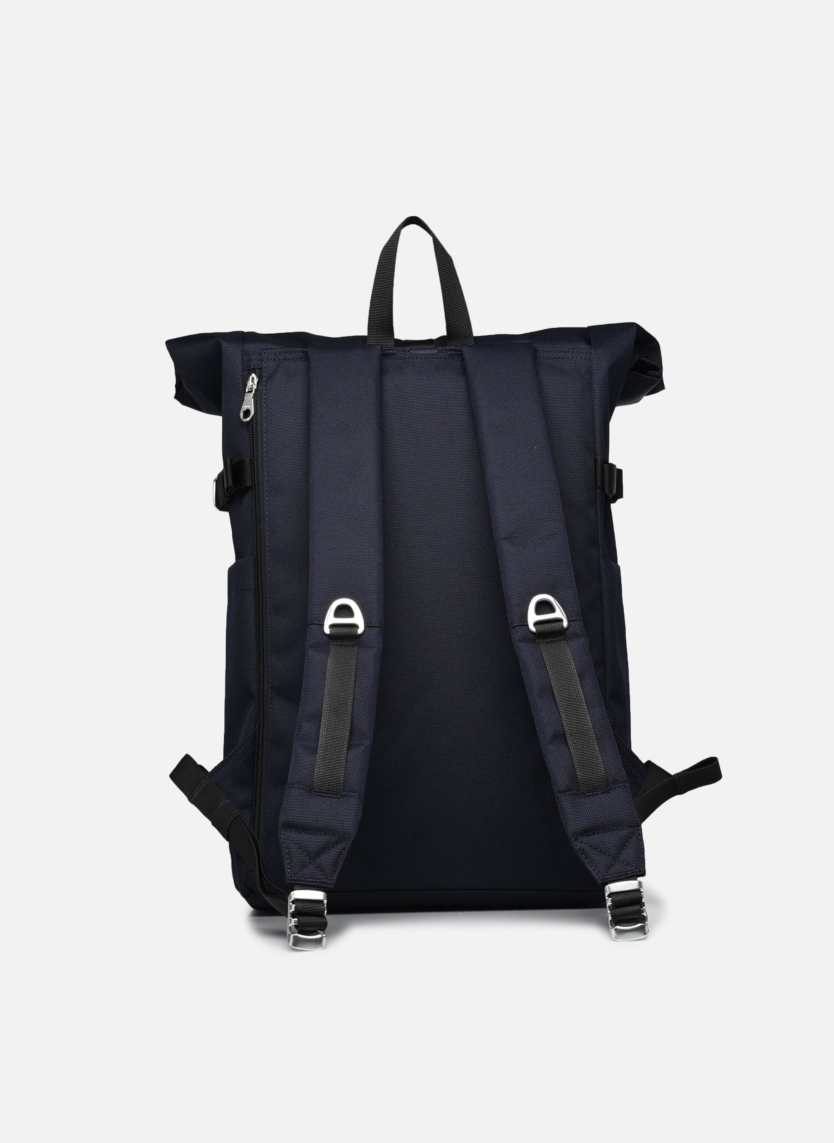 Rucksäcke Icon Rolltop Backpack M blau SANDQVIST Rucksäcke Icon Rolltop Backpack M blau Navy with black leather