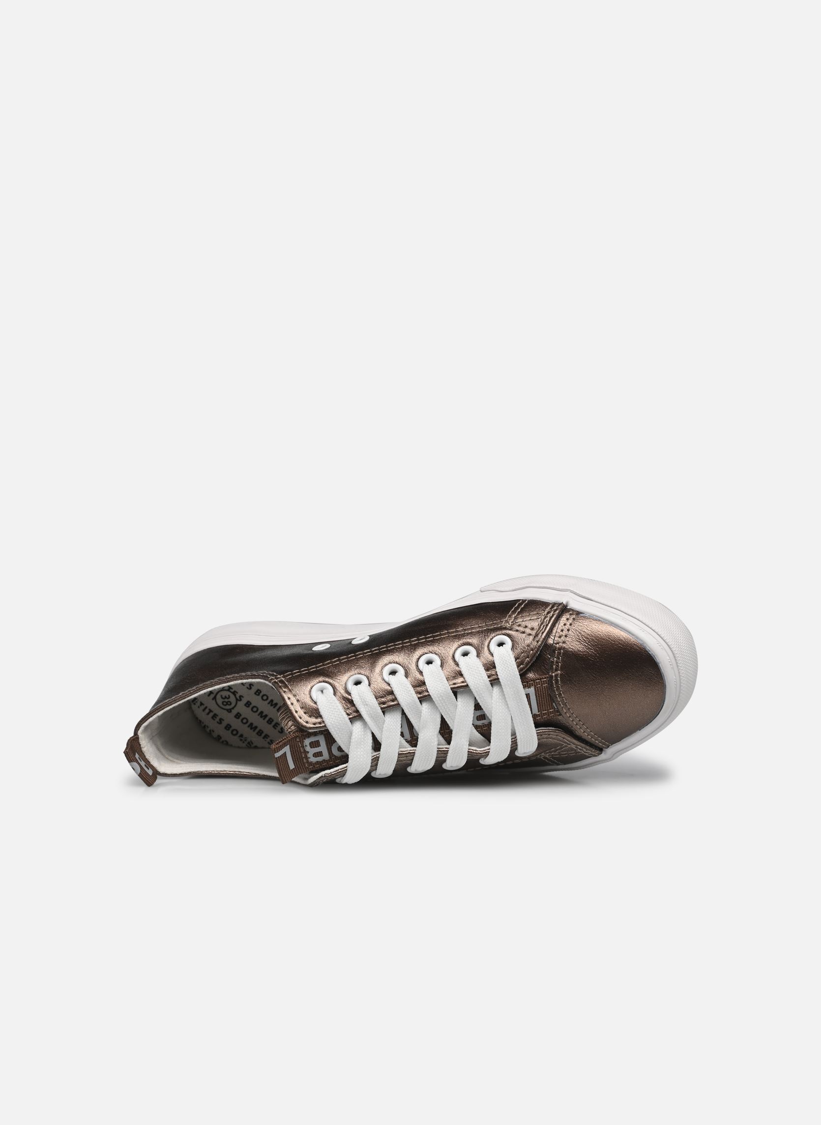 Baskets basses KELLY femme or et bronze LPB -LES PETITES BOMBES Baskets basses KELLY femme or et bronze Bronze Metal
