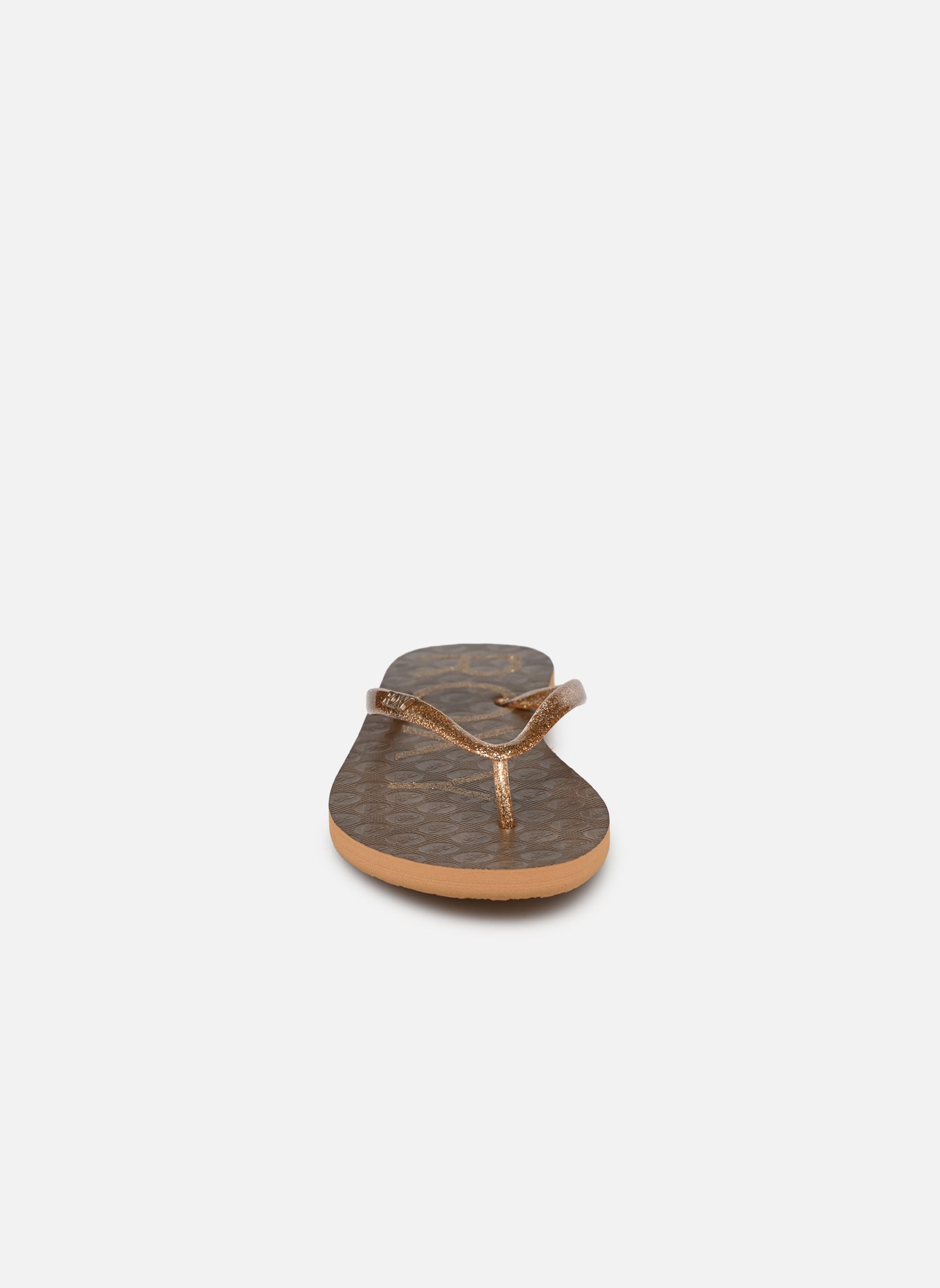 Slippers Viva Sparkle dames goud en brons Roxy Slippers Viva Sparkle dames goud en brons Bronze
