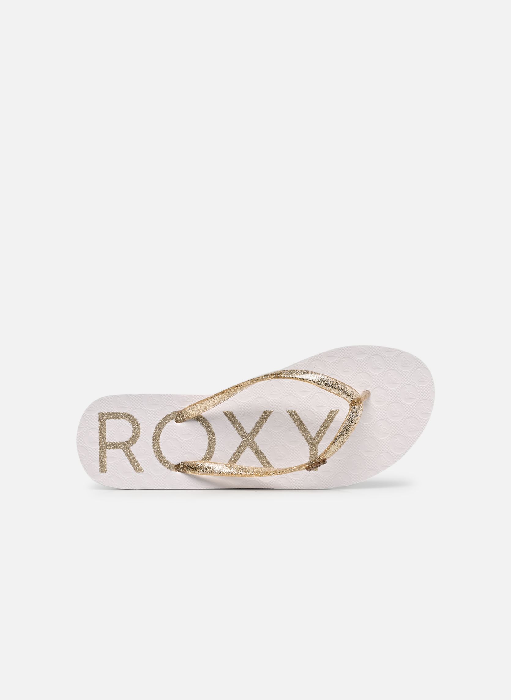 Slippers Viva Sparkle dames wit Roxy Slippers Viva Sparkle dames wit WHITE/CHAMPAGNE