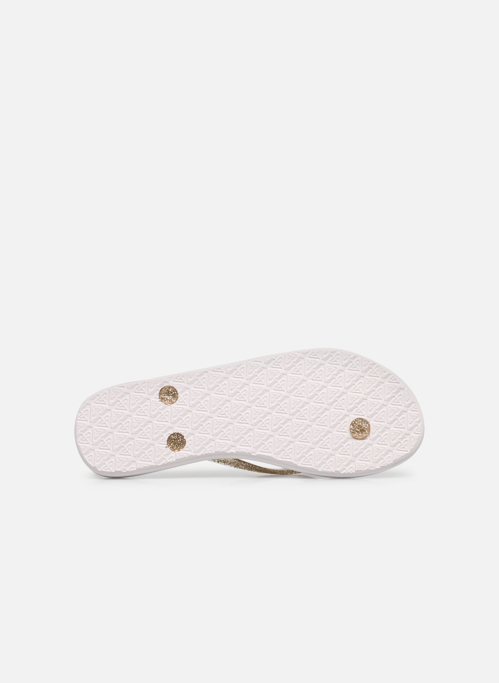 Slippers Viva Sparkle dames wit Roxy Slippers Viva Sparkle dames wit WHITE/CHAMPAGNE