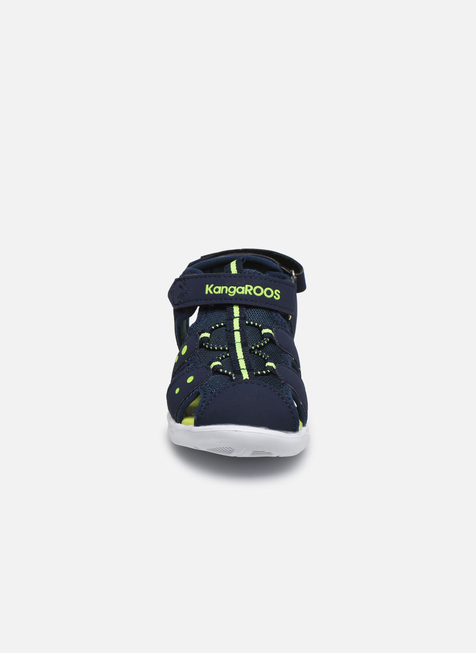Sandales K-Mini garçon bleu Kangaroos Sandales K-Mini garçon bleu DARK NAVY/LIME