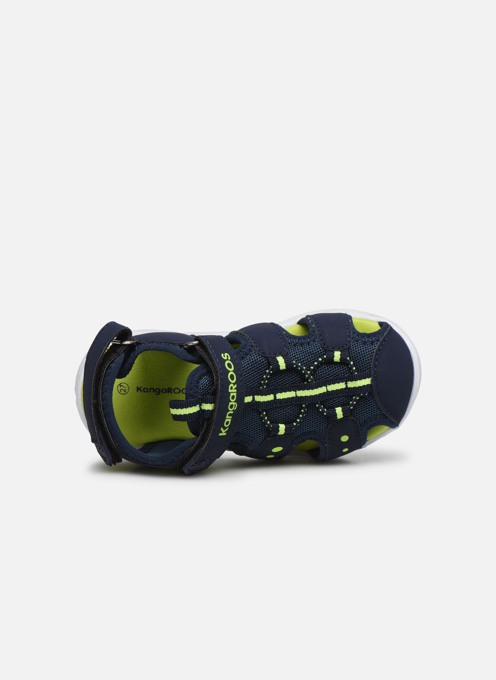 Sandales K-Mini garçon bleu Kangaroos Sandales K-Mini garçon bleu DARK NAVY/LIME