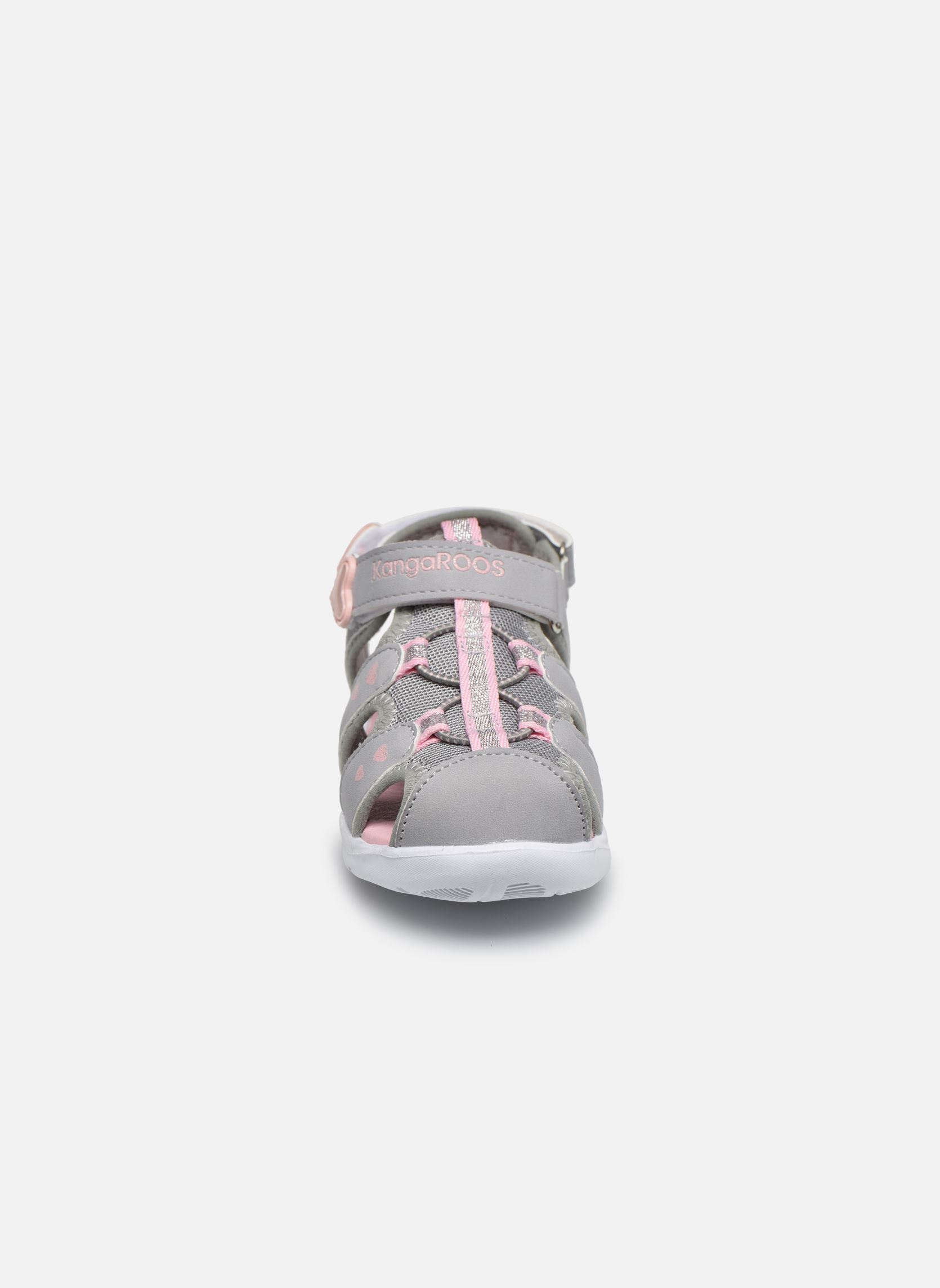 Sandalen K-Mini mädchen grau Kangaroos Sandalen K-Mini mädchen grau VAPOR GREY ENGLISH ROSE GLITTE