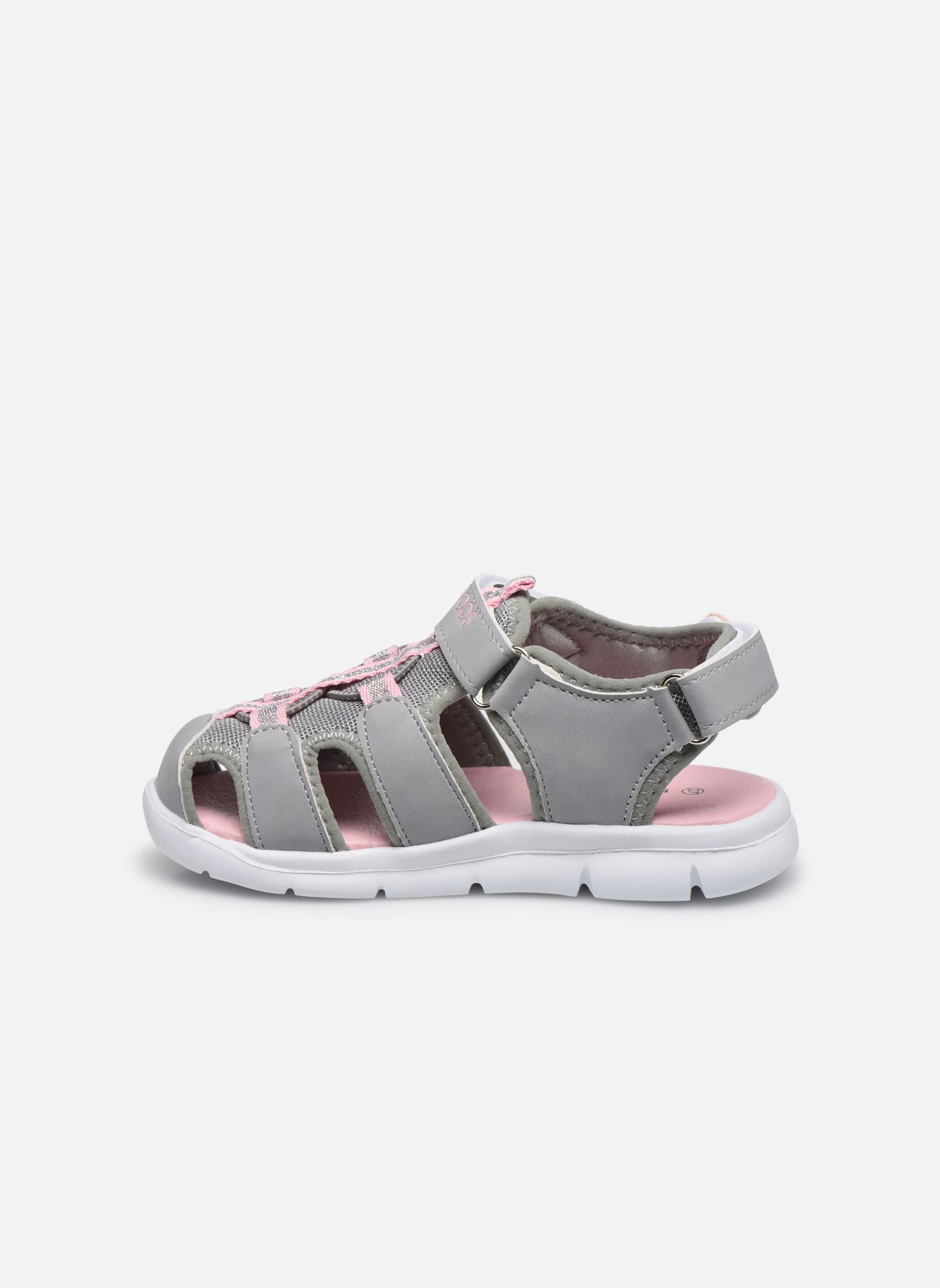 Sandalen K-Mini mädchen grau Kangaroos Sandalen K-Mini mädchen grau VAPOR GREY ENGLISH ROSE GLITTE