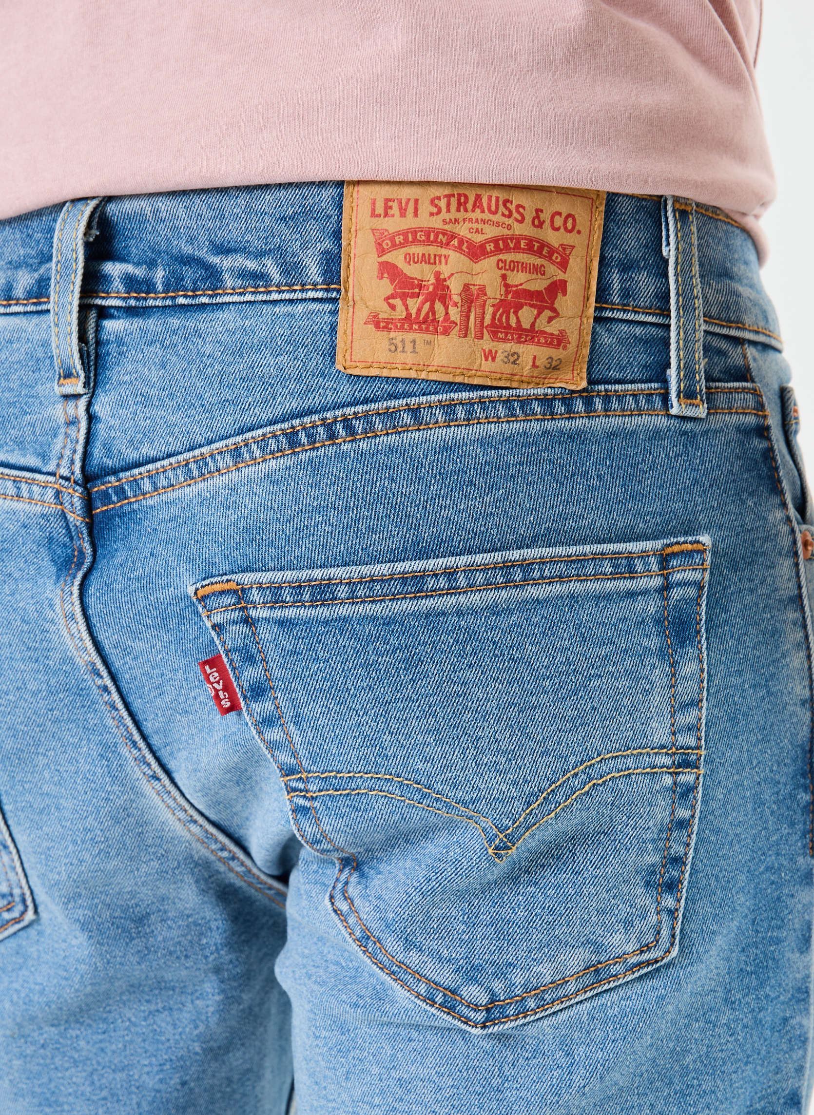 Slim fit en skinny jeans 511™ SLIM heren blauw Levi's Slim fit en skinny jeans 511™ SLIM heren blauw FRESH BLUE ADAPT