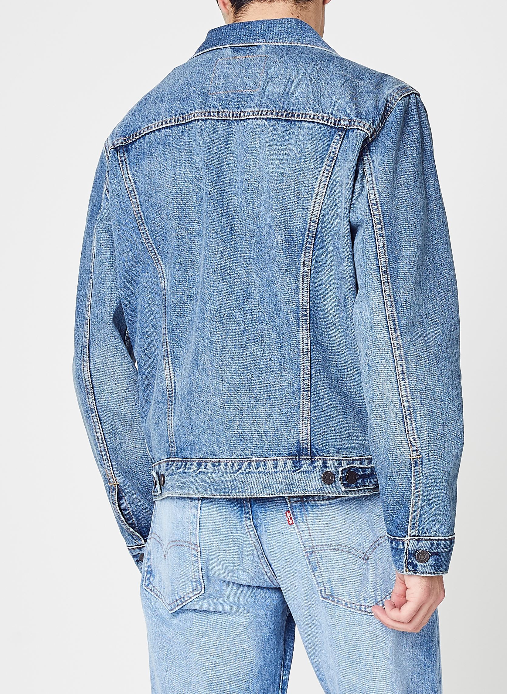 Giacche in jeans THE TRUCKER JACKET uomo blu Levi's Giacche in jeans THE TRUCKER JACKET uomo blu SKYLINE TRUCKER
