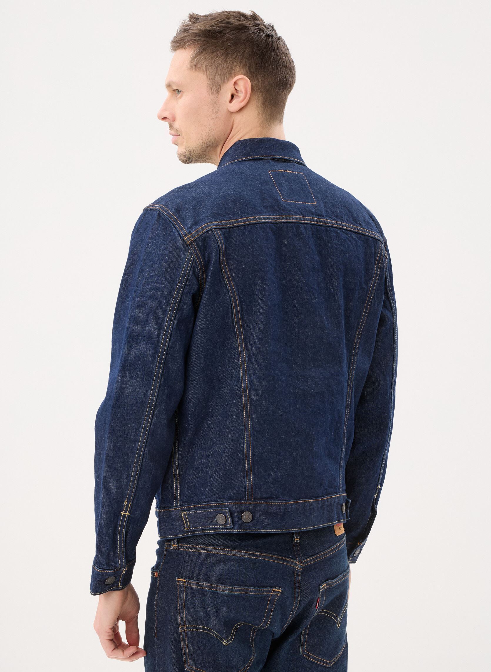 Vestes en jean THE TRUCKER JACKET homme bleu Levi's Vestes en jean THE TRUCKER JACKET homme bleu WASH IT OUT RINSE T