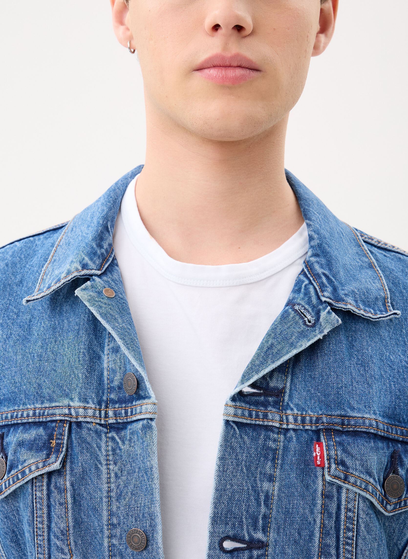 Jeansjacken THE TRUCKER JACKET herren blau Levi's Jeansjacken THE TRUCKER JACKET herren blau WASHED AWAY T