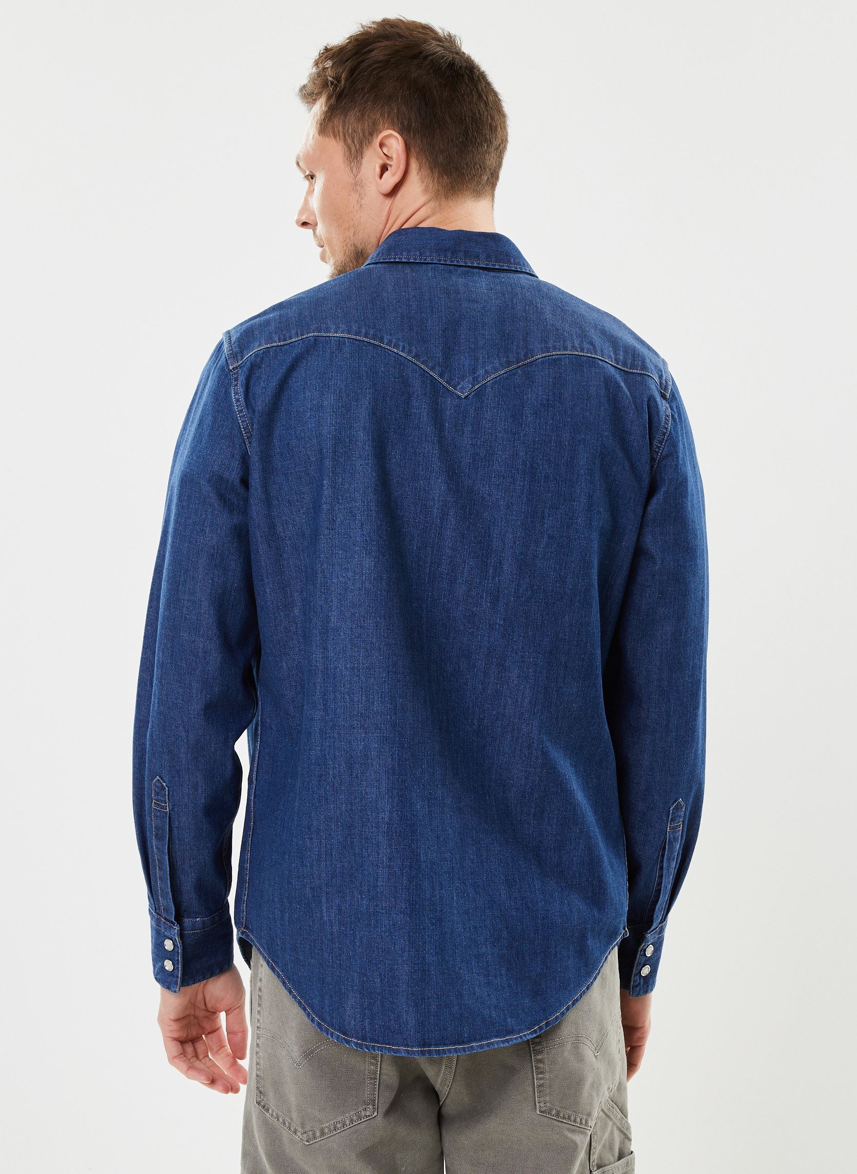 Chemises BARSTOW WESTERN STANDARD homme bleu Levi's Chemises BARSTOW WESTERN STANDARD homme bleu LOWER HAIGHT