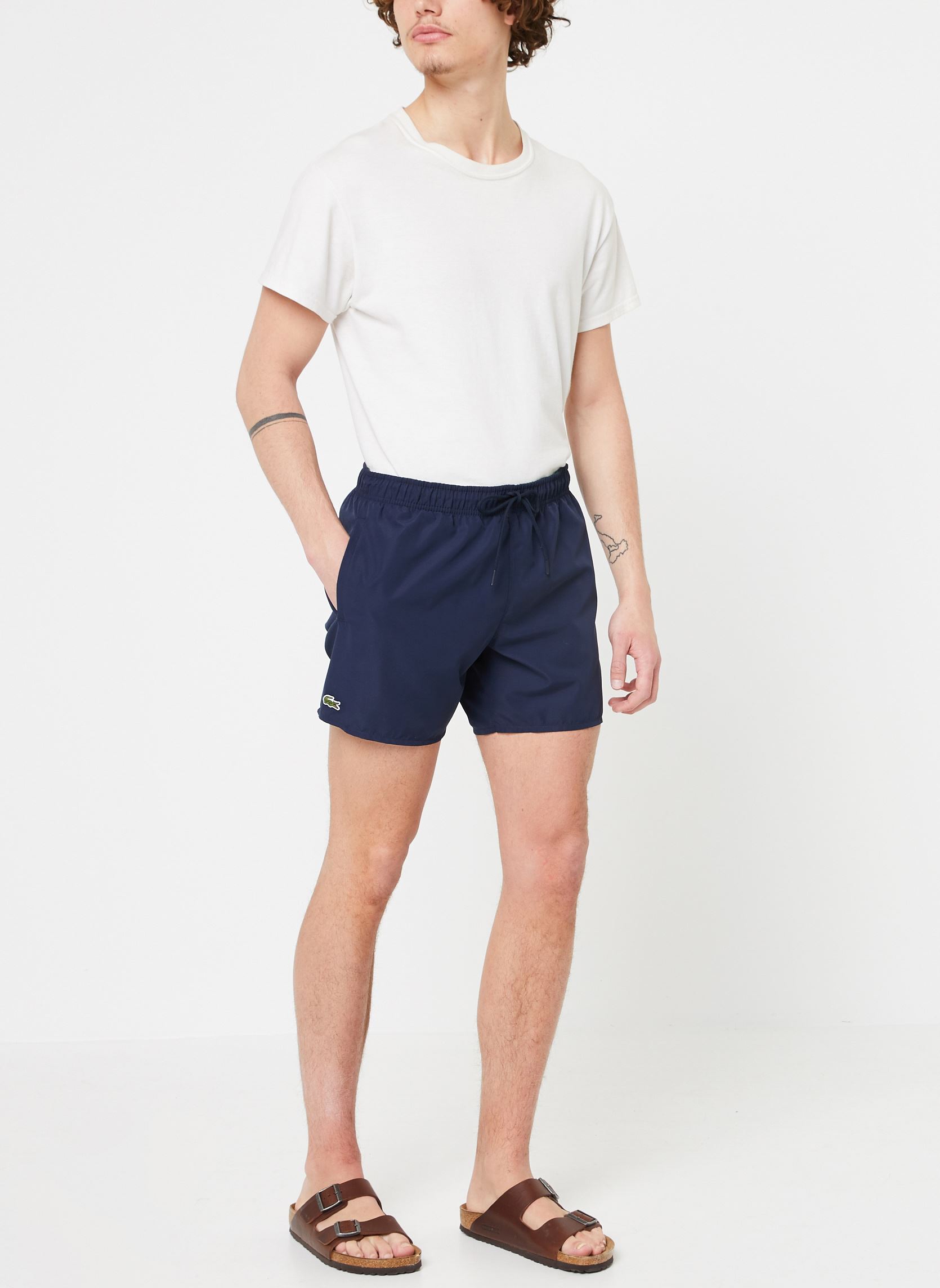 Zwemshorts Maillot de Bain heren blauw Lacoste Zwemshorts Maillot de Bain heren blauw 802 MARINE/VERT
