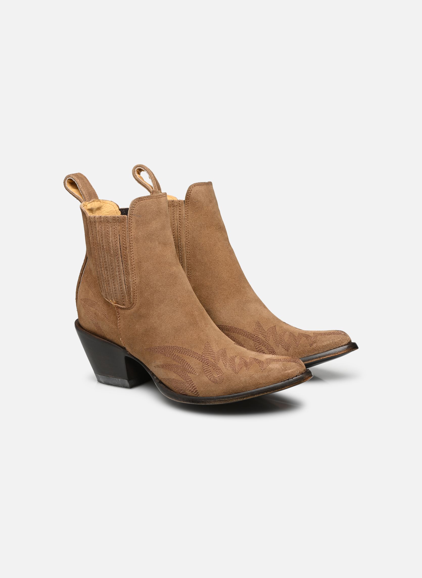 Cowboy boots Gaucho Long Stitch dames beige Mexicana Cowboy boots Gaucho Long Stitch dames beige TAN SOFT WS TAN SOFT WILDE SUE