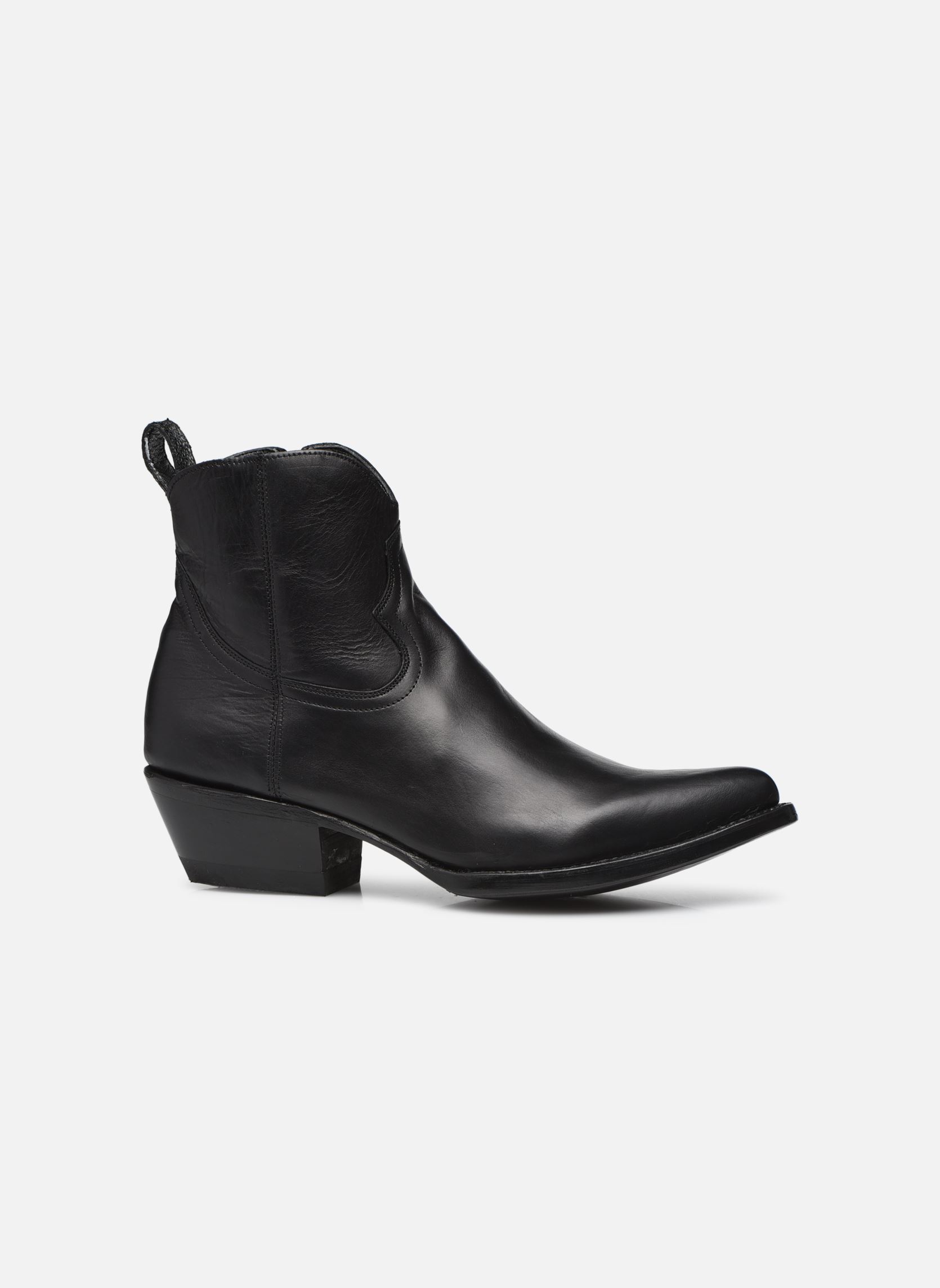 Botines tipo vaquero Maya mujer negro Mexicana Botines tipo vaquero Maya mujer negro BECERRO NEGRO